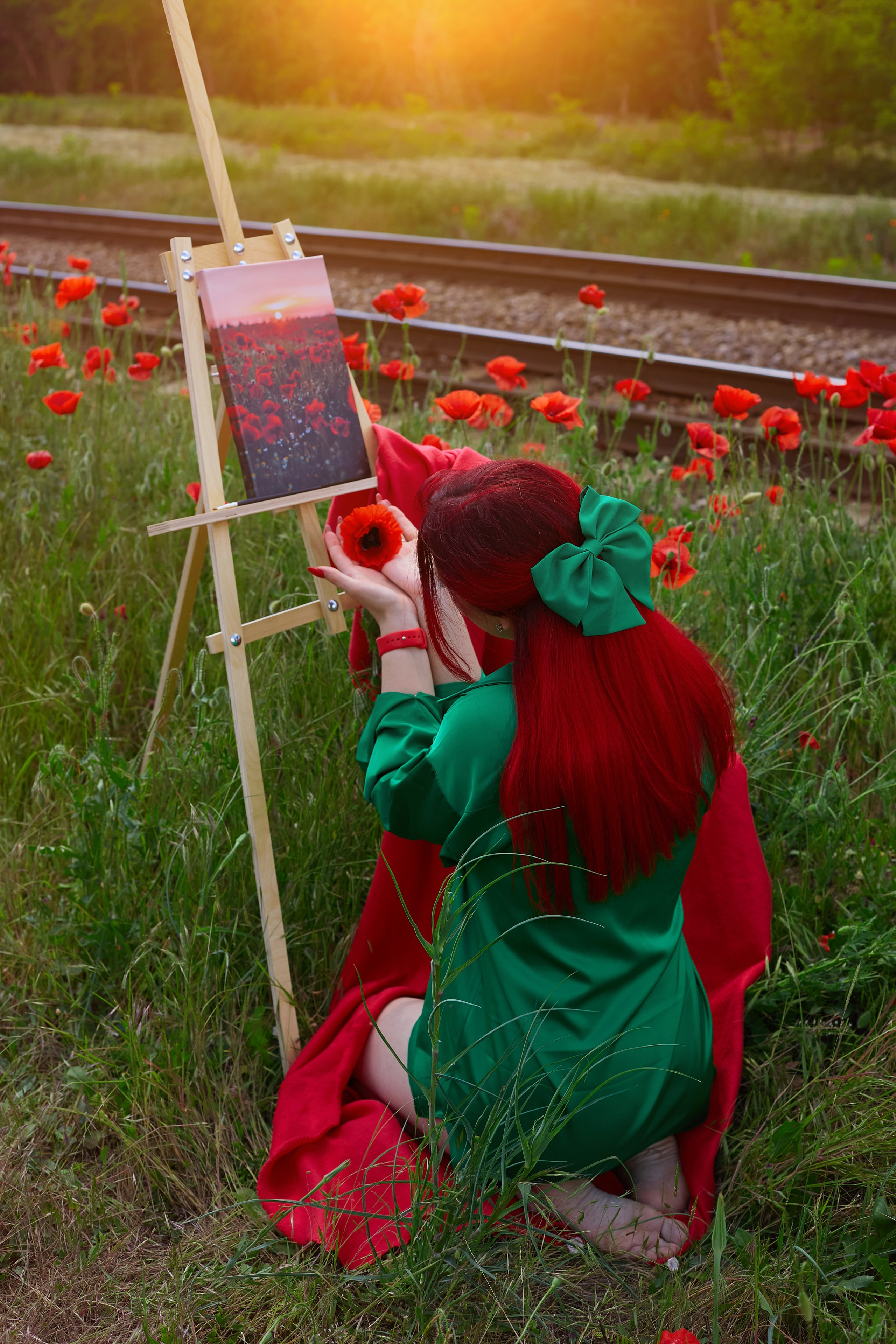 «Картина с маками». Свадебный и креативный фотограф в ЮФО и МСК