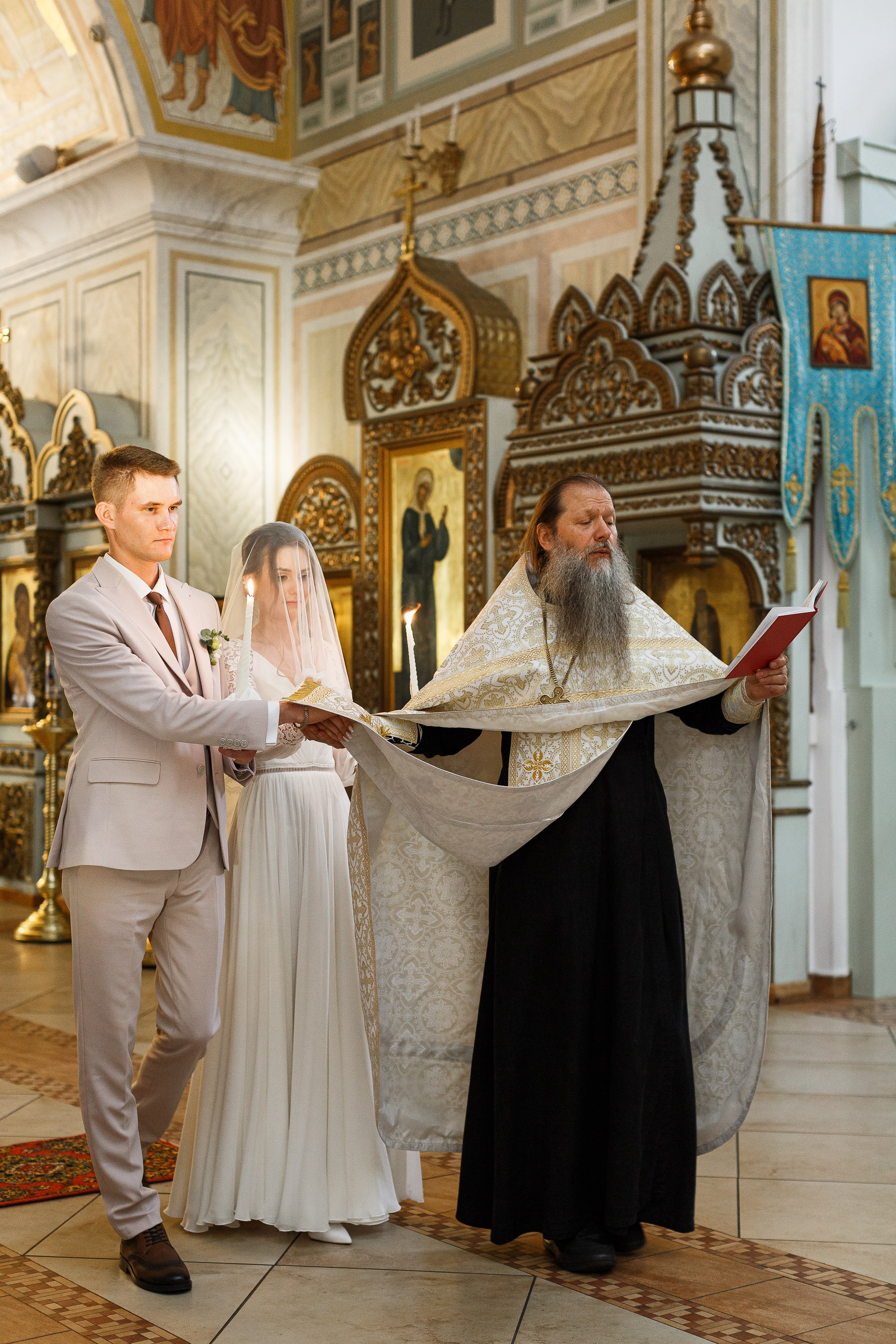 Венчание в храме Живоначальной Троицы на Шаболовке