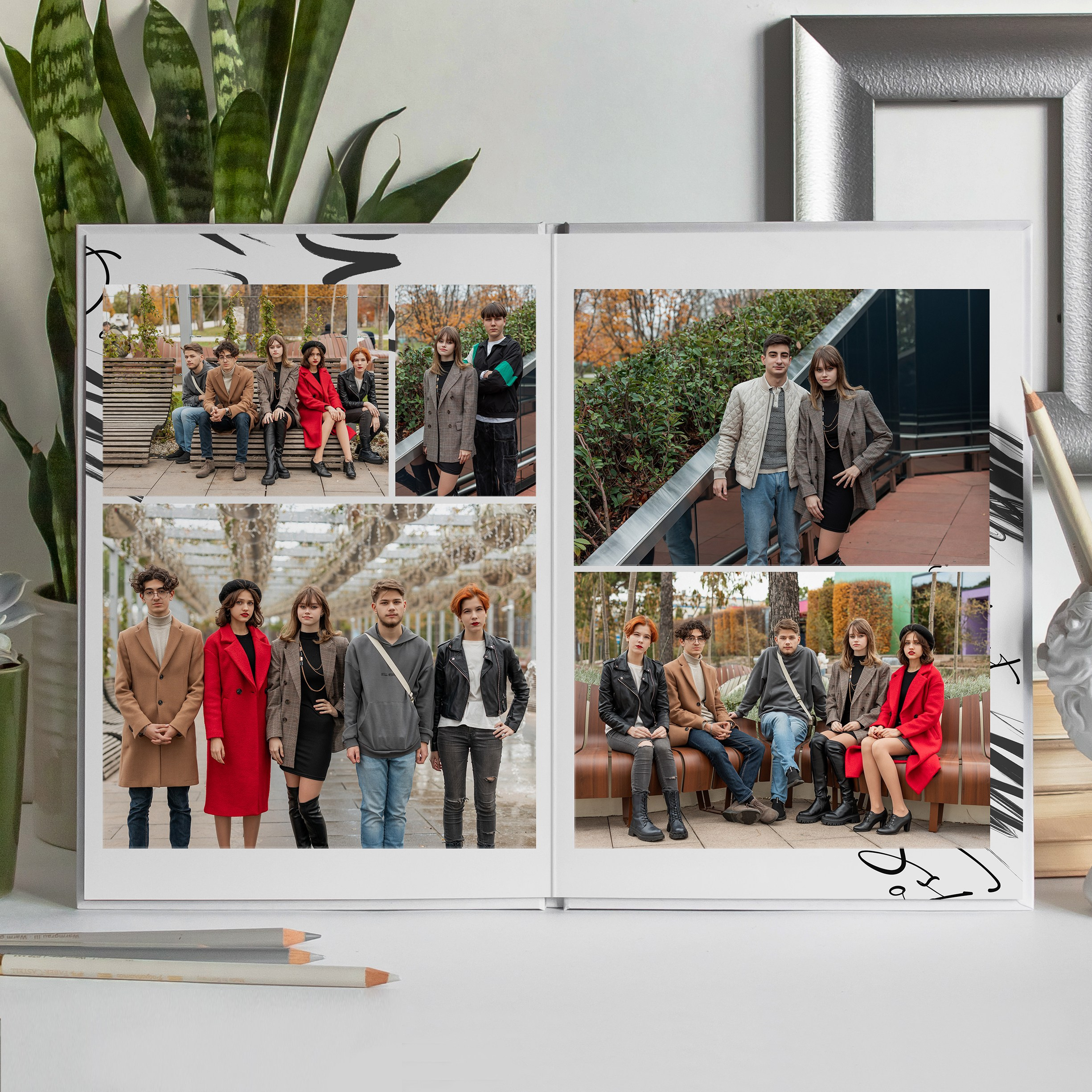 Альбом 9 и 11 класса (8 разворотов). ФОТОГРАФ ВЫПУСКНЫХ АЛЬБОМОВ в Краснодаре Ворчик Татьяна