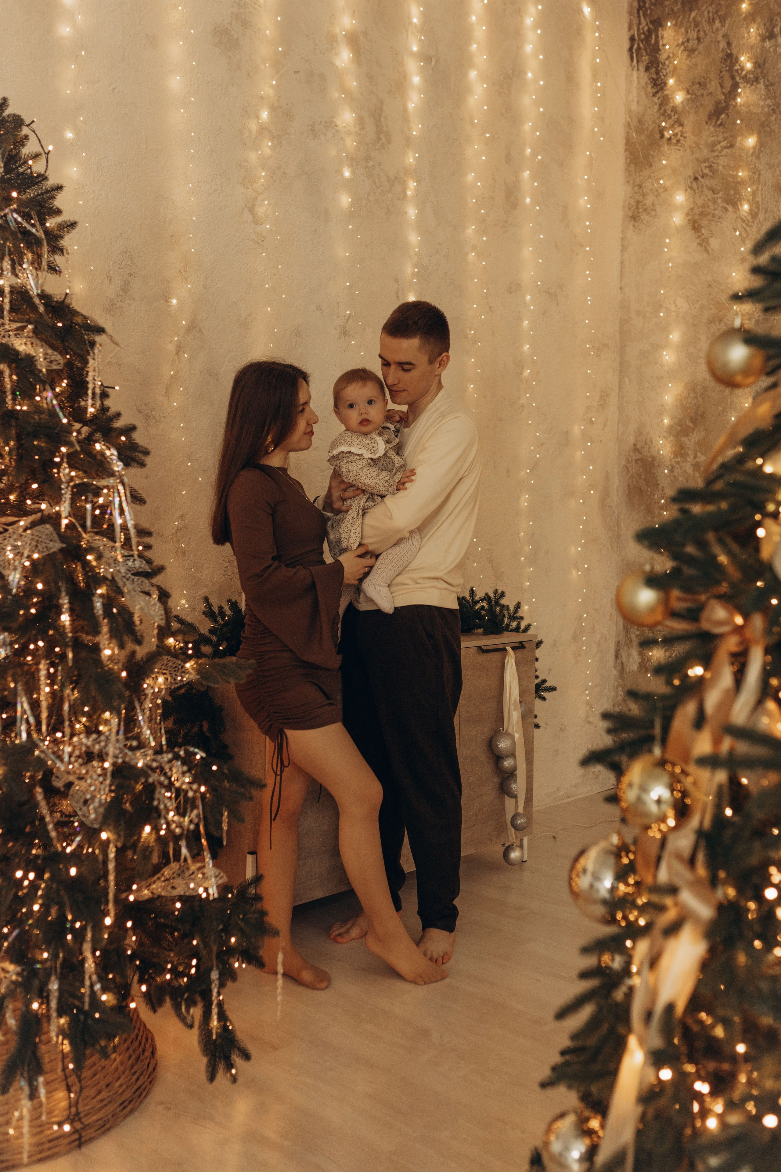 Новогодняя история Дмитрия, Полины и Анюты. Фотограф в Ставрополе Svetlana Matveeva