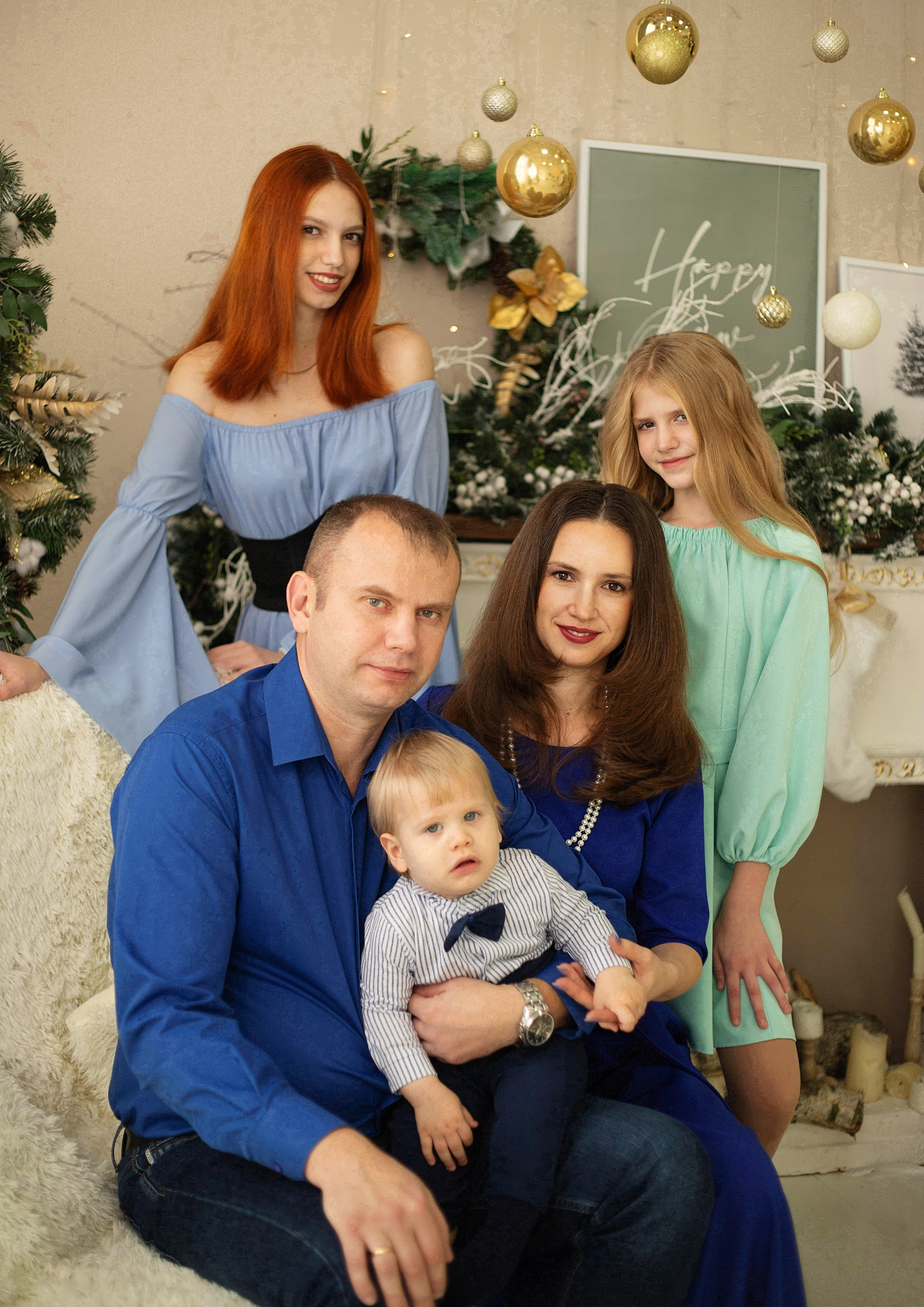 Новогодняя фотосессия. Семейный фотограф в Обнинске Вера Весенняя