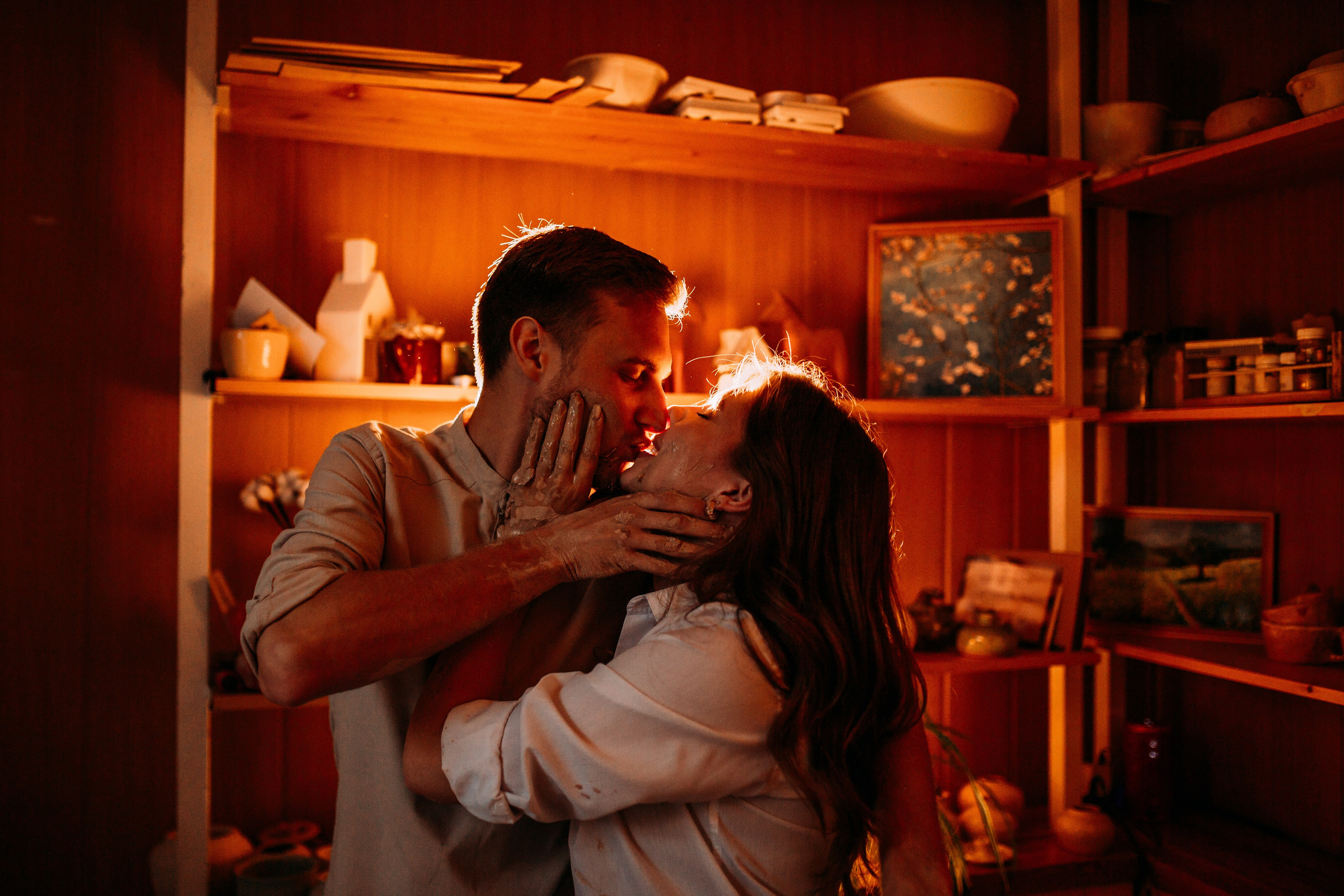 Лав стори в гончарной. Семейный и детский фотограф в Нижнем Новгороде Наумова Лидия