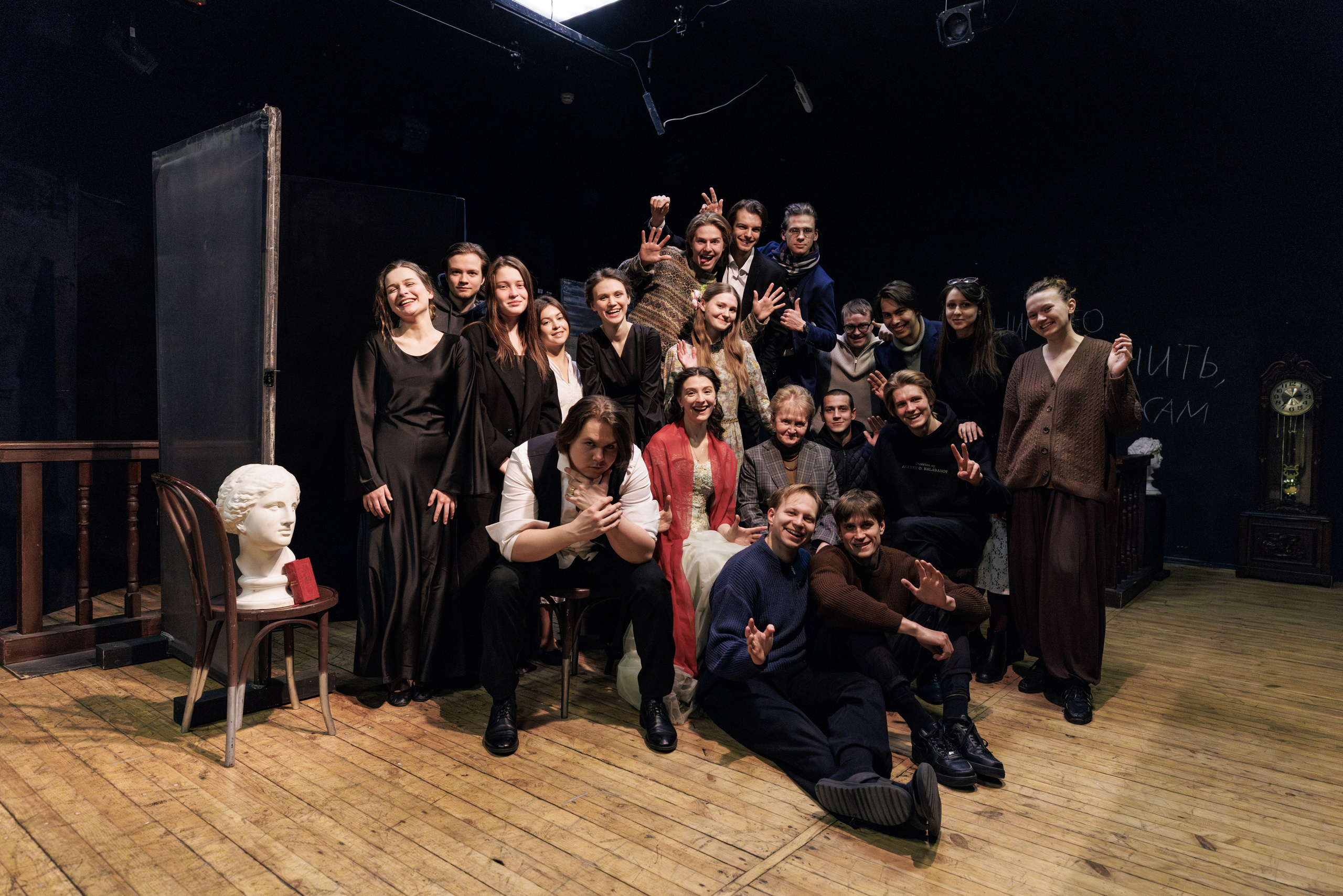 "Бесы. Репетиция". Спектакль студентов Щепкинского училища. Спортивный фотограф Алексей Соломин