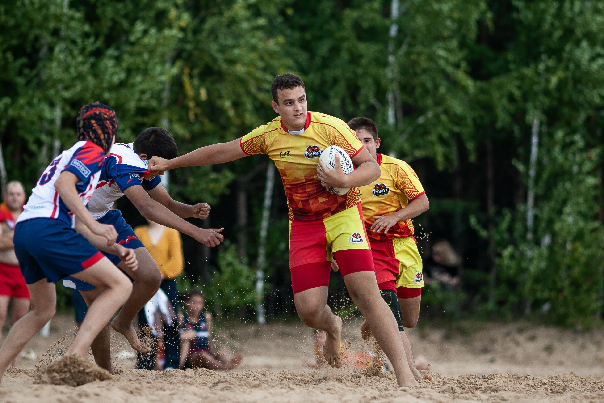 «Кубок «Молота» по пляжному Регби. Фотография