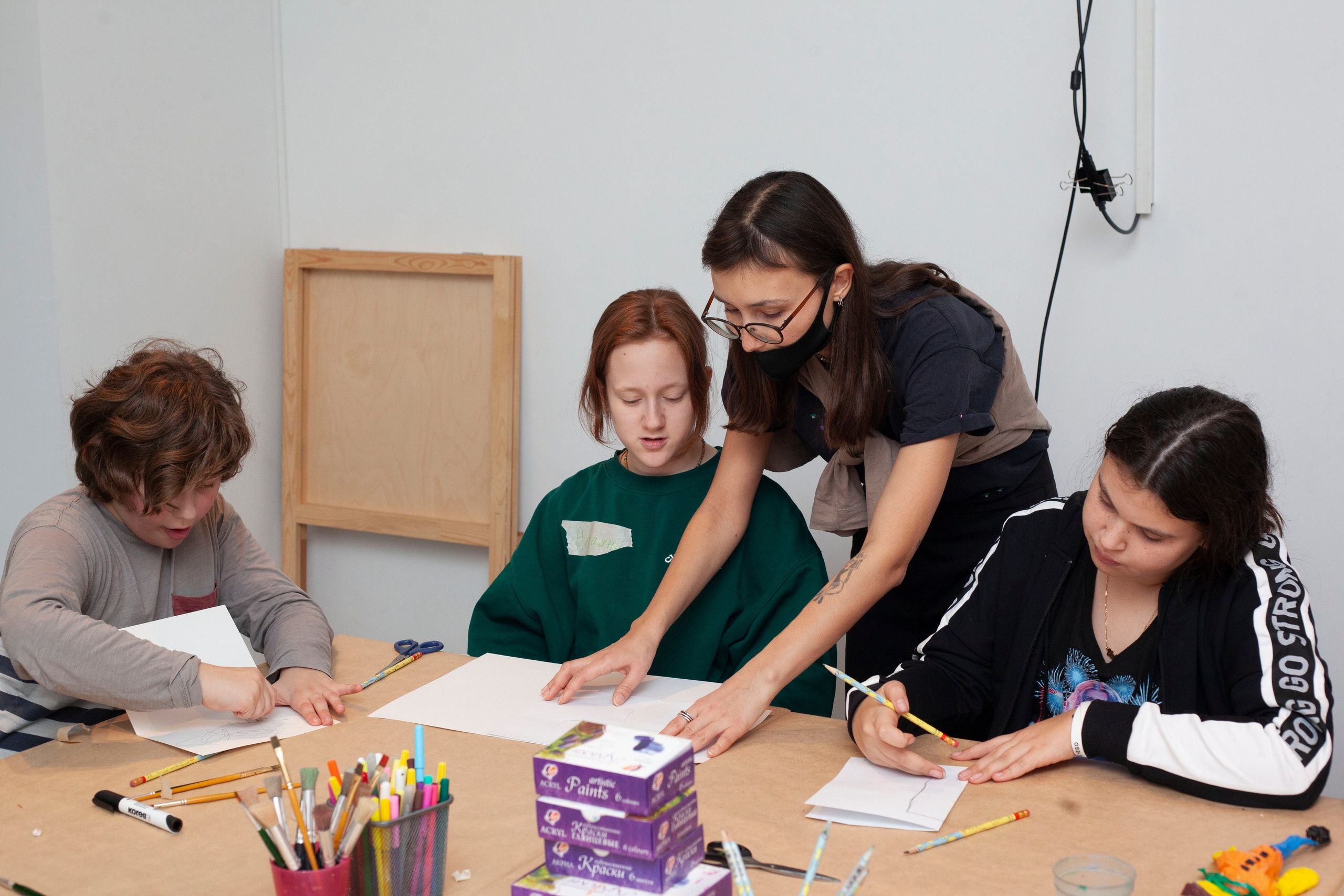 Детский мастер-класс в ММОМА. Stanislav Baryshev — People. Emotions. Atmosphere