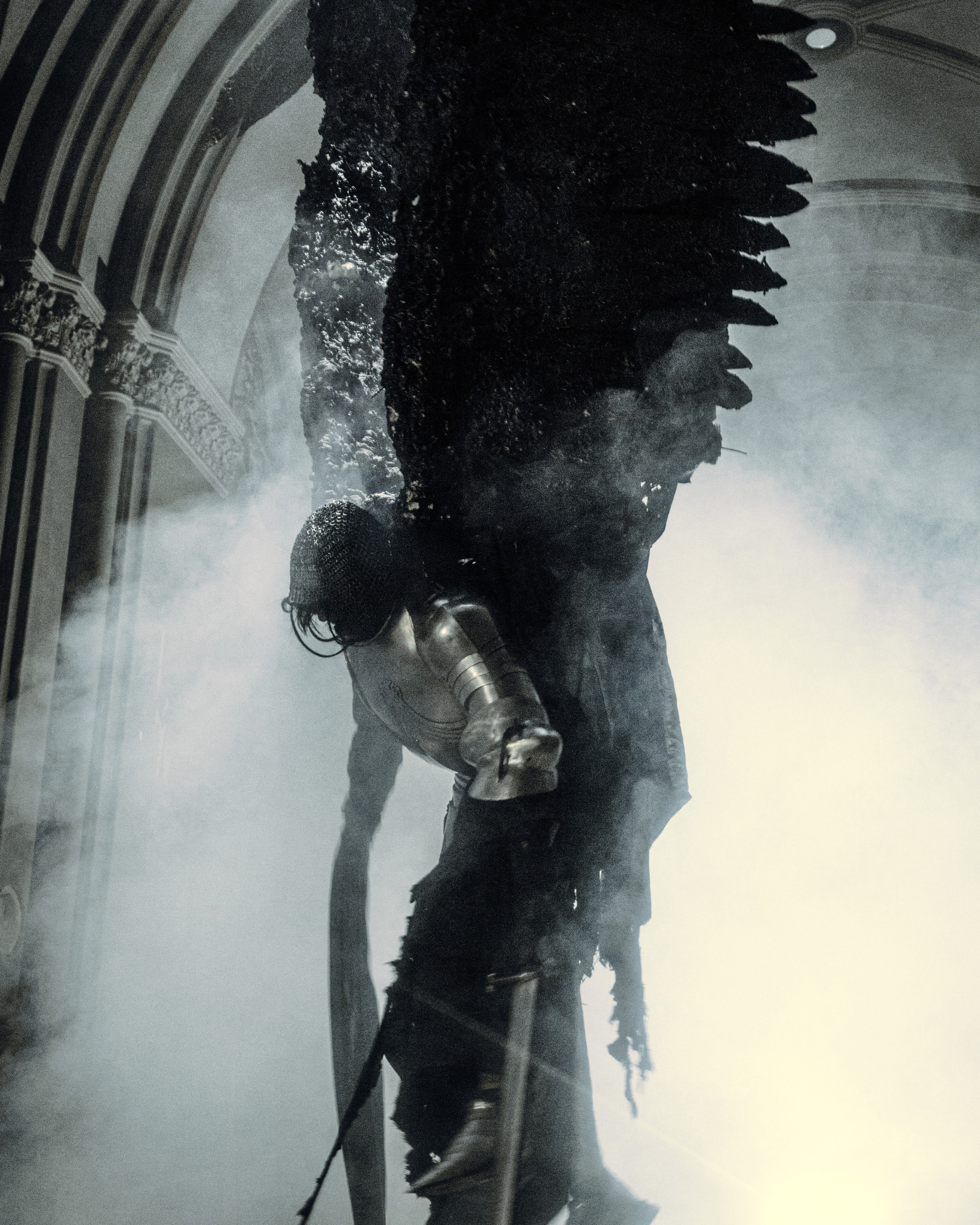 Падший ангел. Фотограф Александр Никитин. Съёмка в доспехах. Санкт-Петербург. nikitin_photo