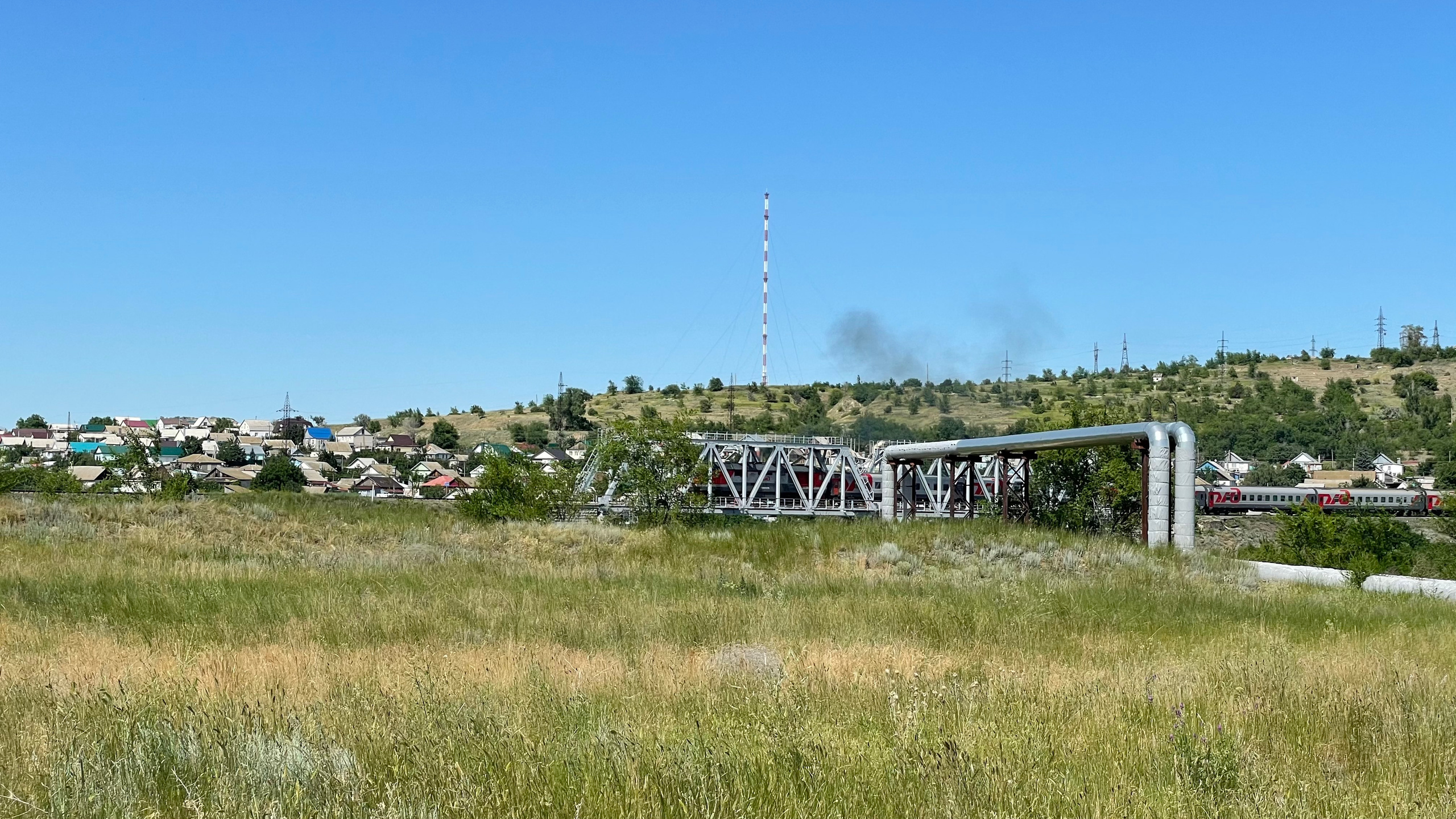 20 295 Мост ж/д металлический. Трубы. ВИЗУАЛЬНЫЕ И ЗВУКОВЫЕ РЕШЕНИЯ ДЛЯ БИЗНЕСА И СЪЁМОК ТЕЛЕТЕЛА