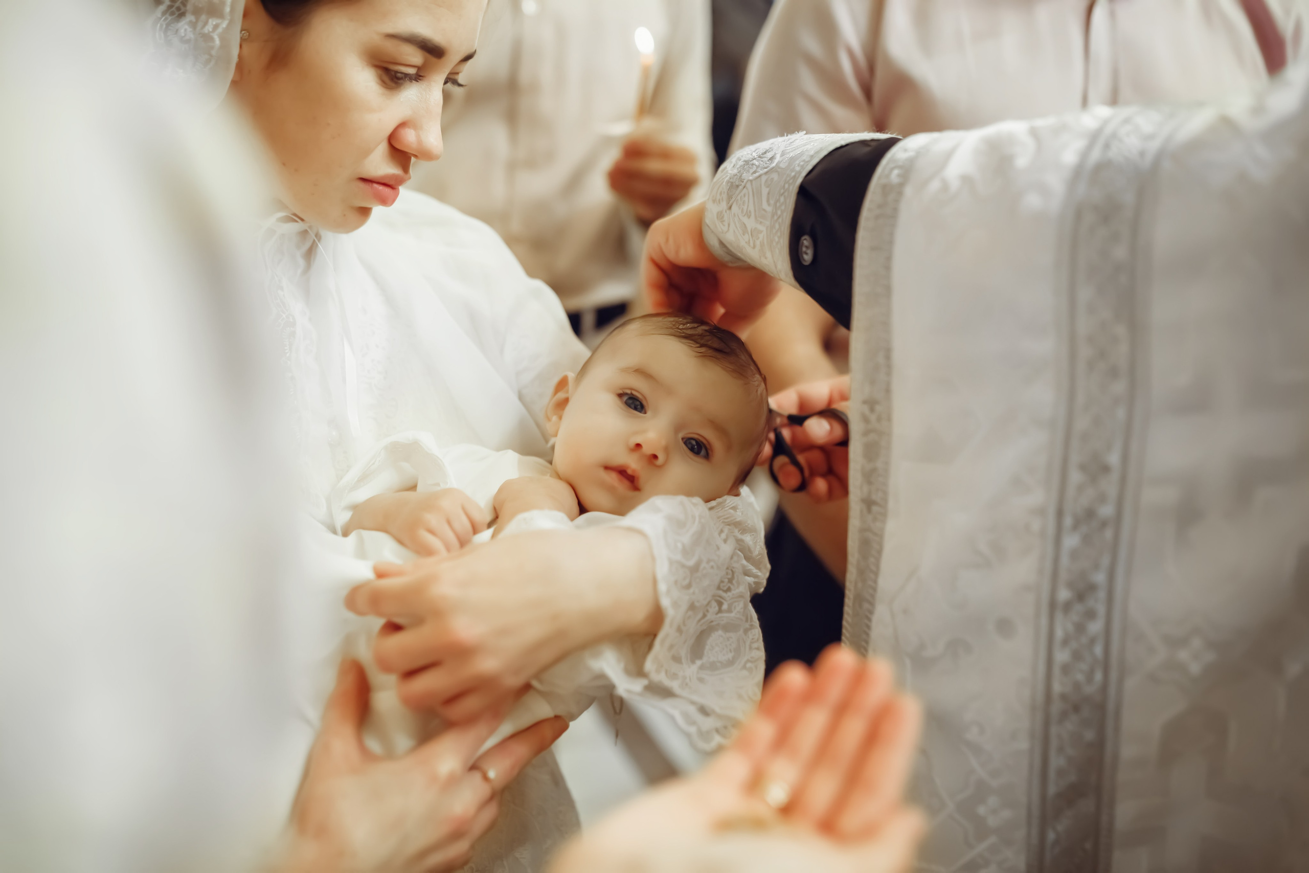 Крещение Василисы. Фотограф на Крещение, семейный фотограф в Москве