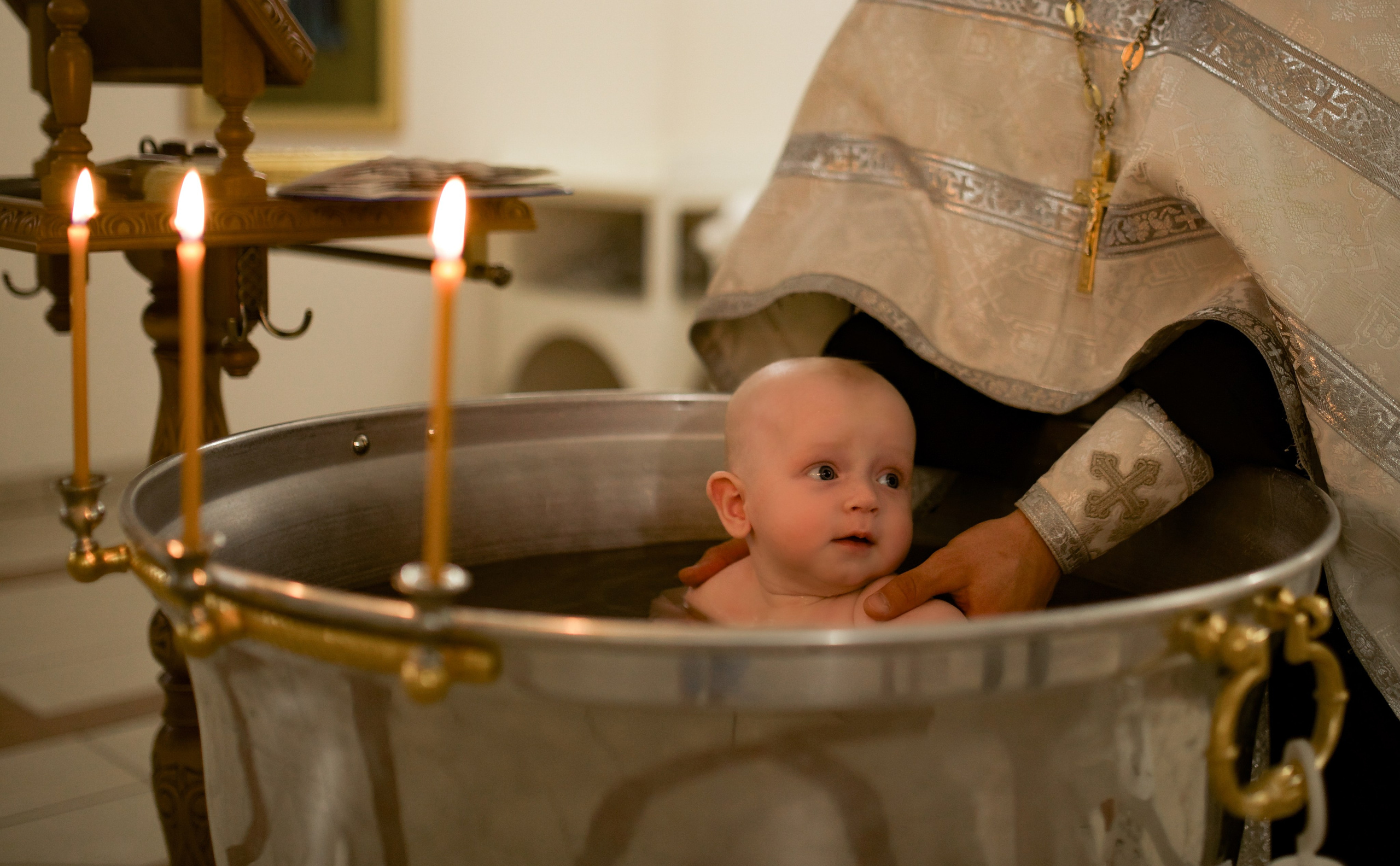 Таинство Крещения Артемия. Фотограф в Москве Алёна Гладкова