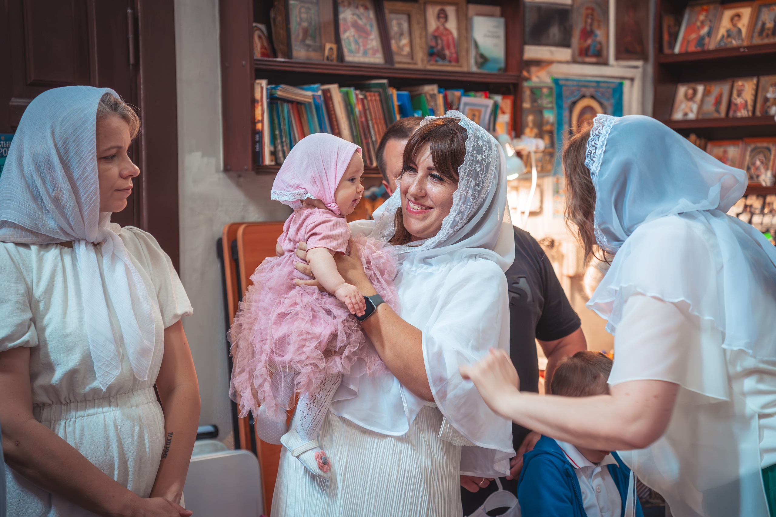 Крещение Анастасии в храме Михаила Тверского. Фотограф Евгений Егоров