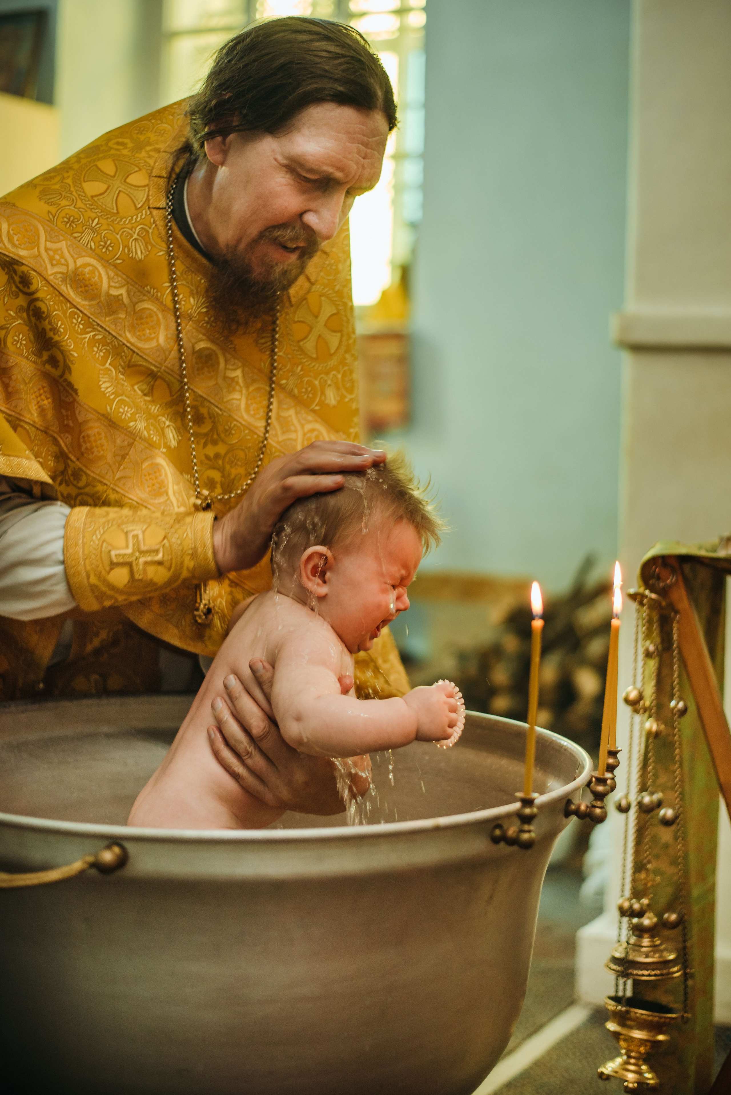 Крещение Федора. Свадебный и портретный фотограф lifestyle