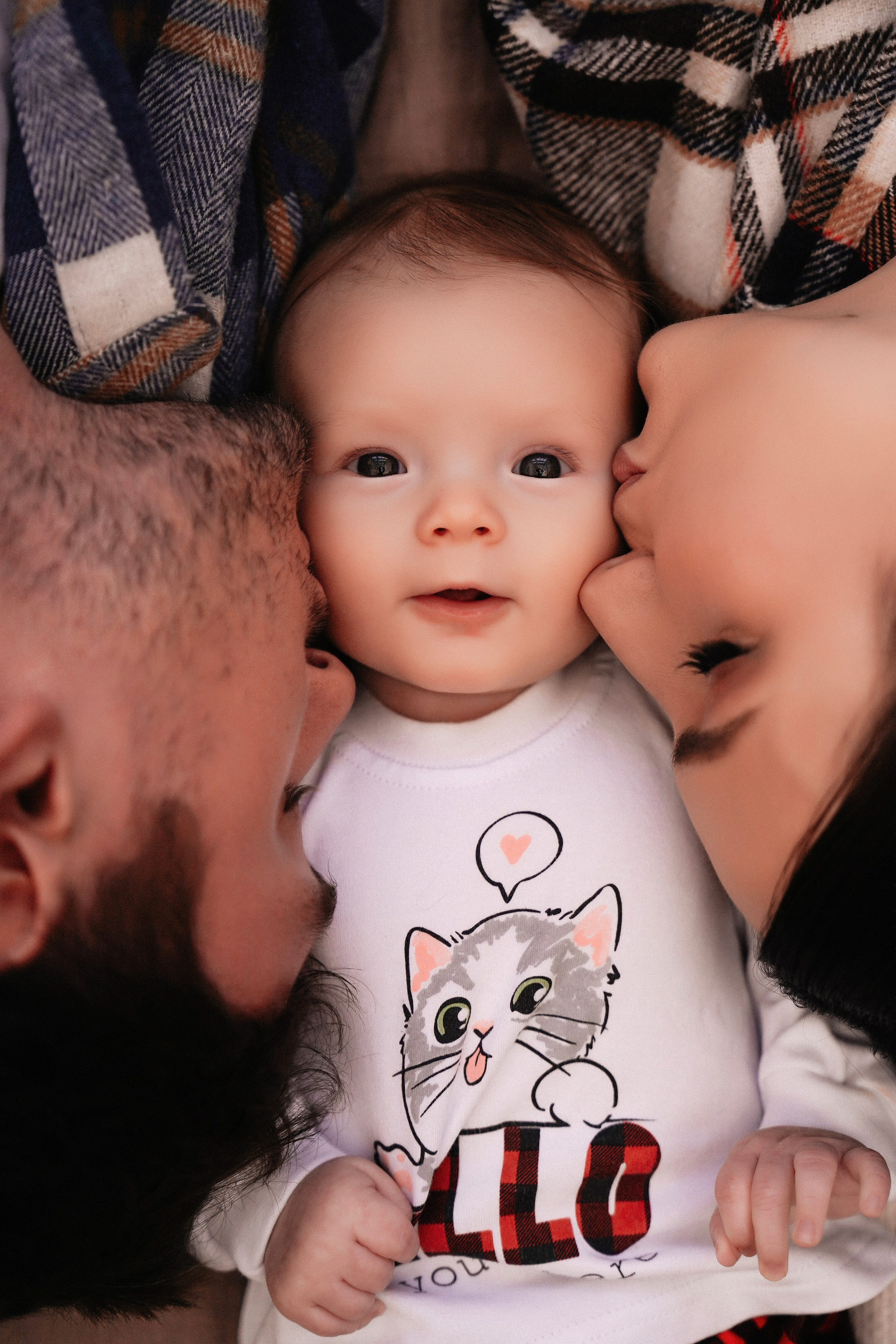 Семейная новогодняя съёмка. Фотограф с психологическим образованием