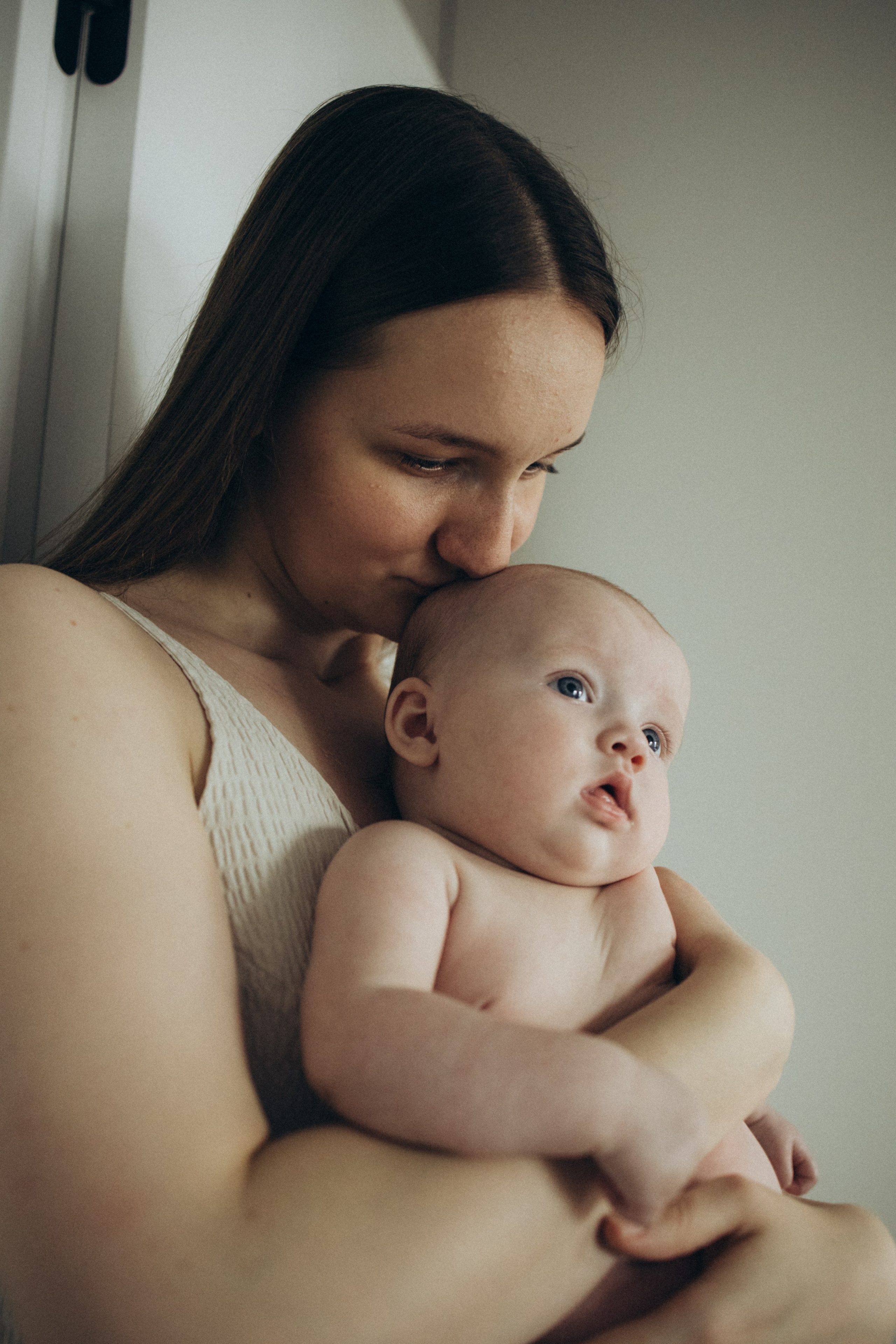 Домашняя съемка с ребенком до 1 года. Семейный фотограф в Минске — Алина Тиханович