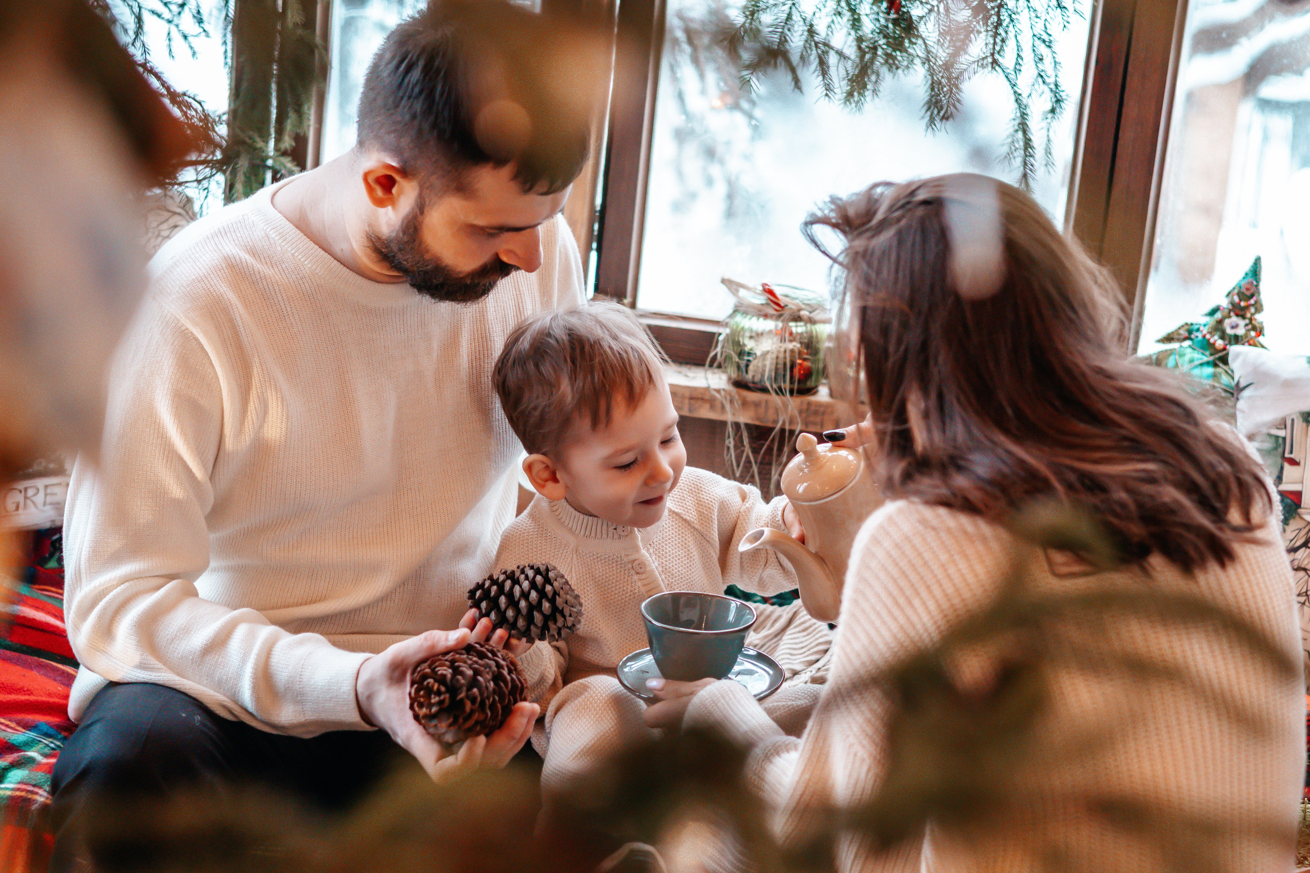 Семейная новогодняя фотосессия, Екатеринбург. Фотограф в Екатеринбурге Пойгина Елена