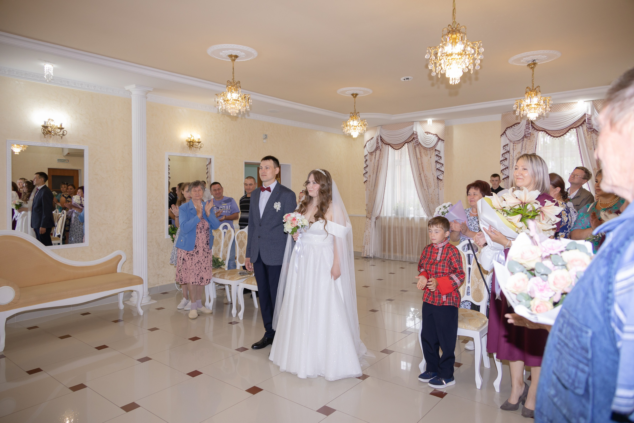 Свадебная съемка регистрации в ЗАГСе г. Можга