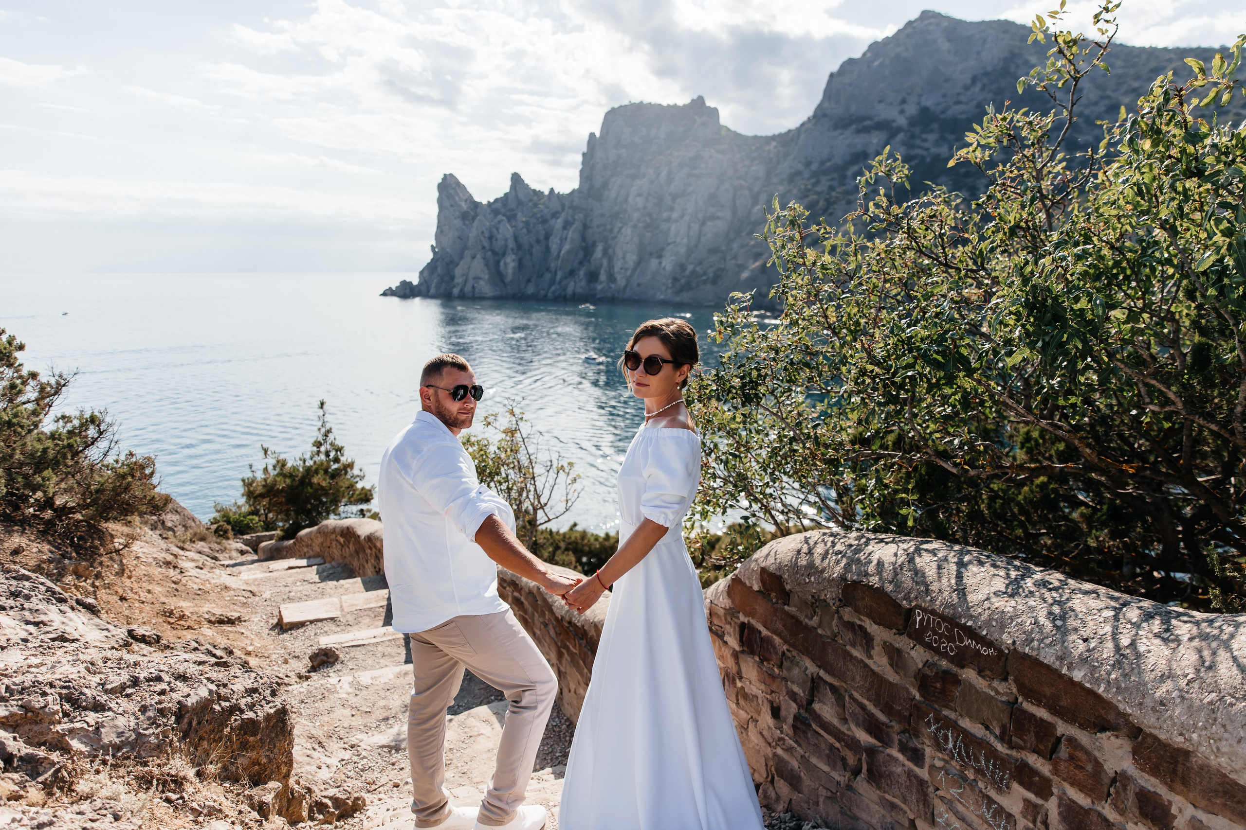 Судак и мыс Капчик. Анонс свадьбы для Алены и Евгения. Свадебный фотограф в Крыму и Севастополе Ольга Баскакова