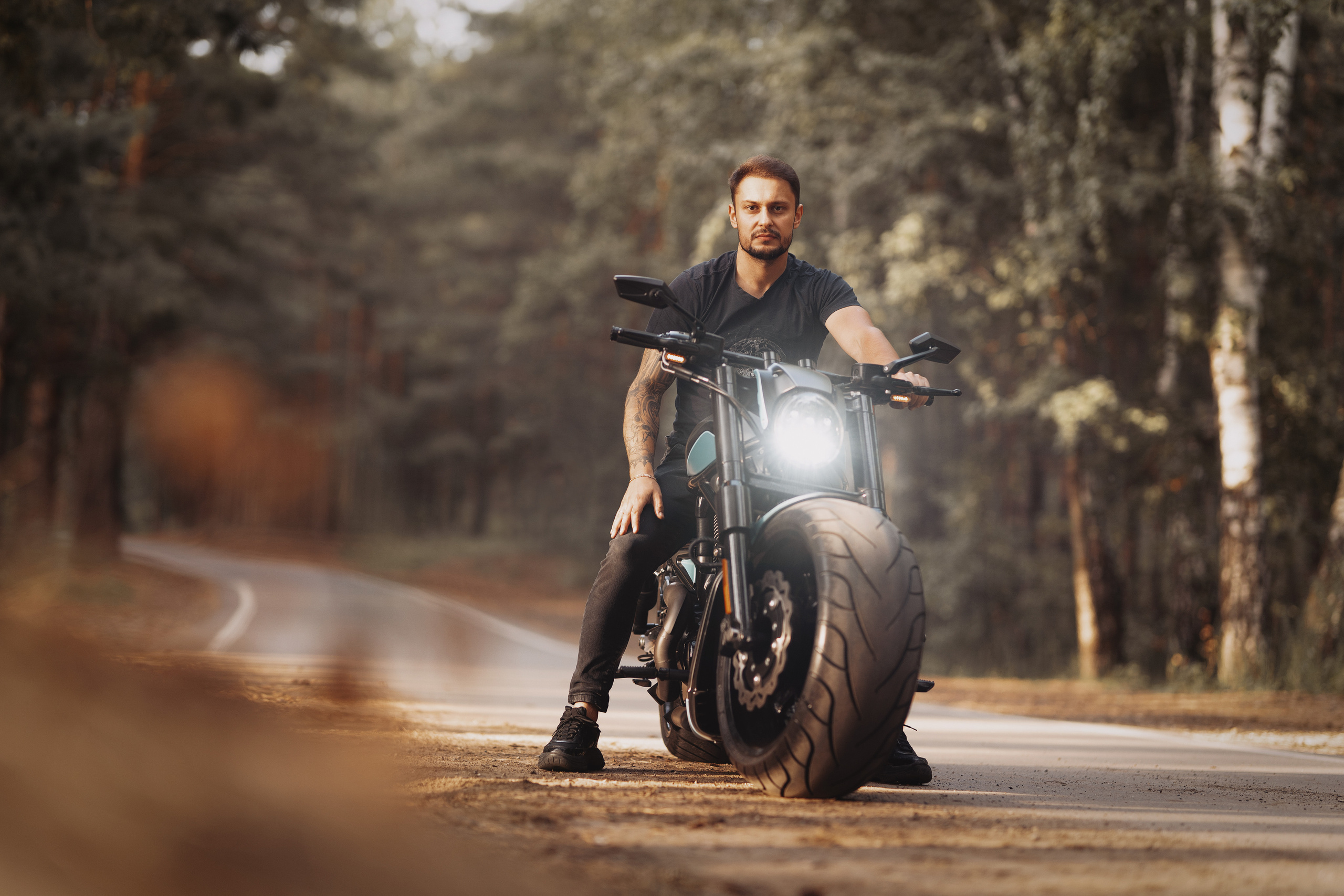 Максим, фото с мото. Фотограф  Набережные Челны Эдгар Сергеев