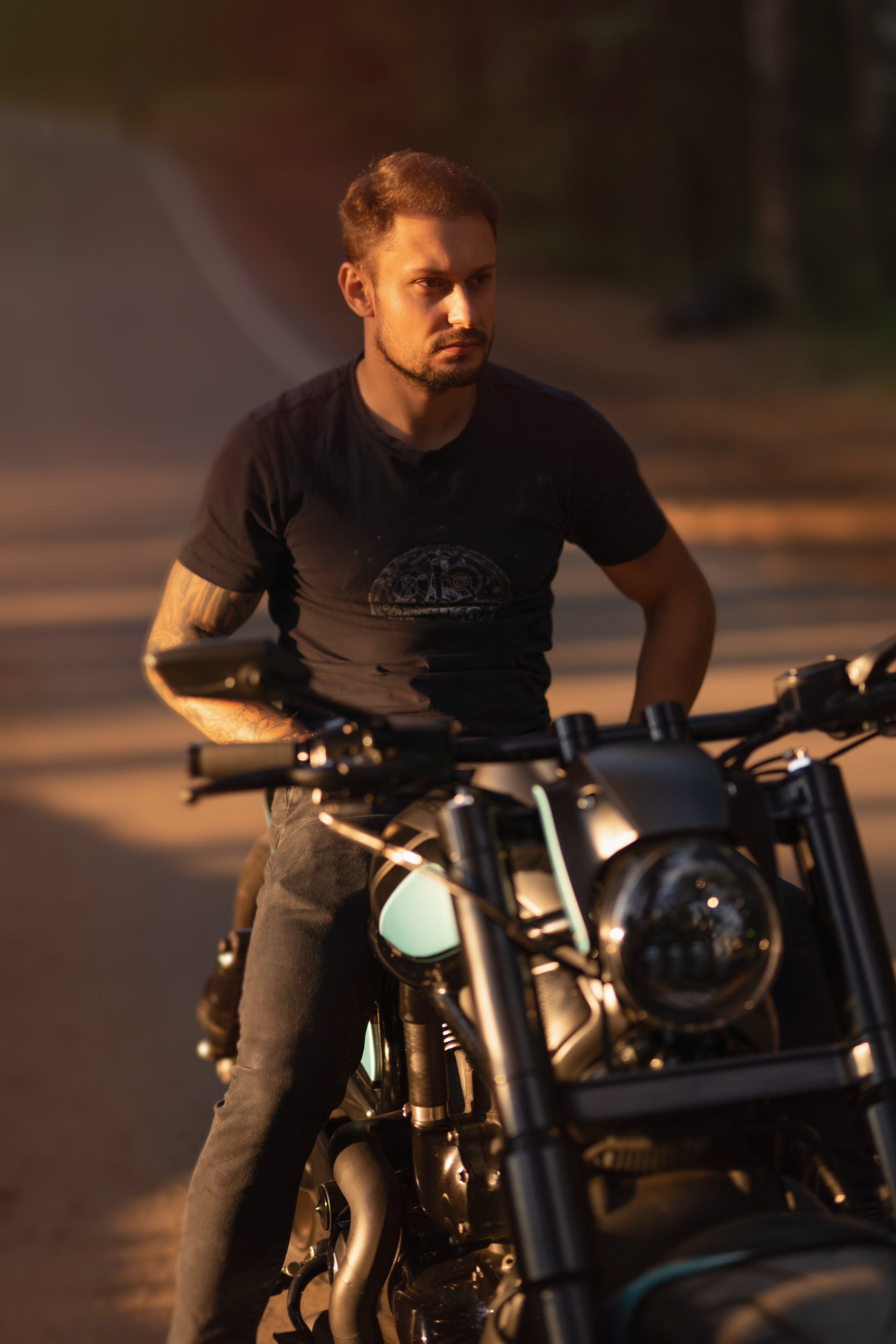 Максим, фото с мото. Фотограф  Набережные Челны Эдгар Сергеев