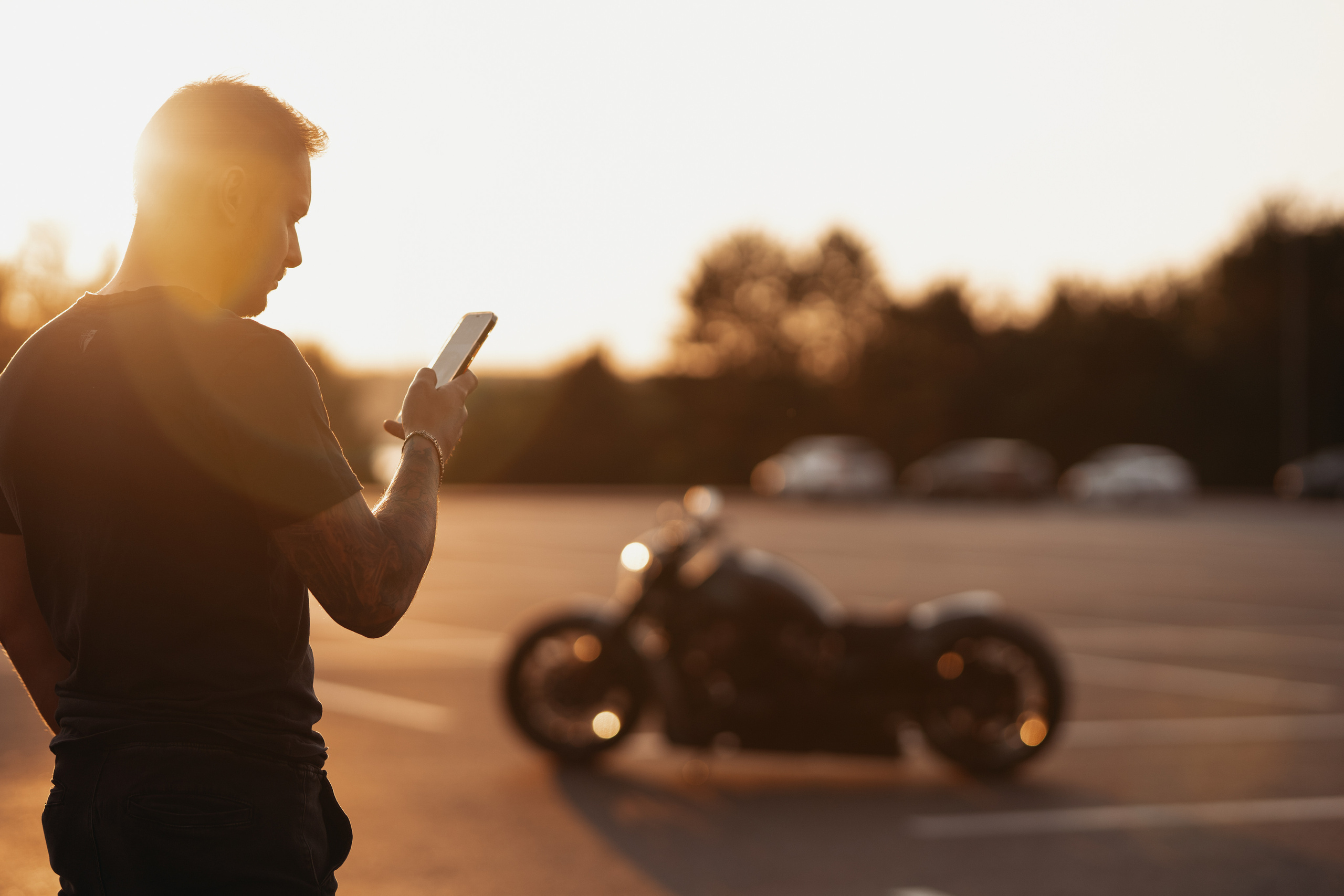 Максим, фото с мото. Фотограф  Набережные Челны Эдгар Сергеев