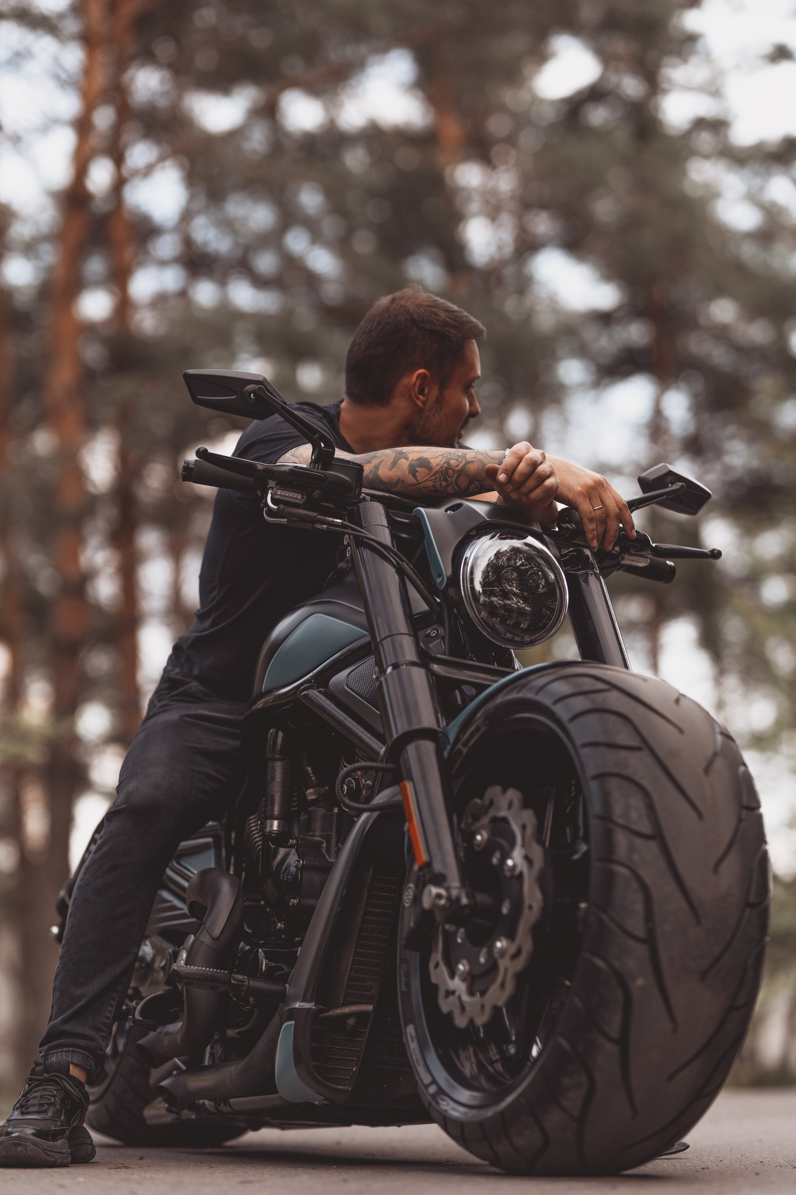 Максим, фото с мото. Фотограф  Набережные Челны Эдгар Сергеев