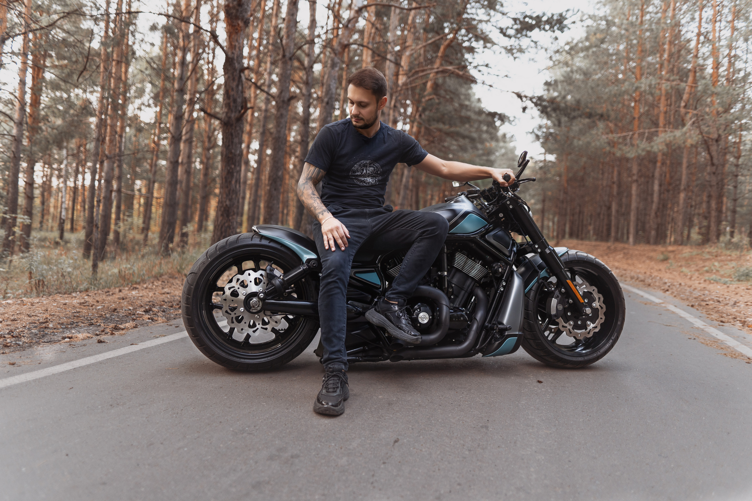 Максим, фото с мото. Фотограф  Набережные Челны Эдгар Сергеев