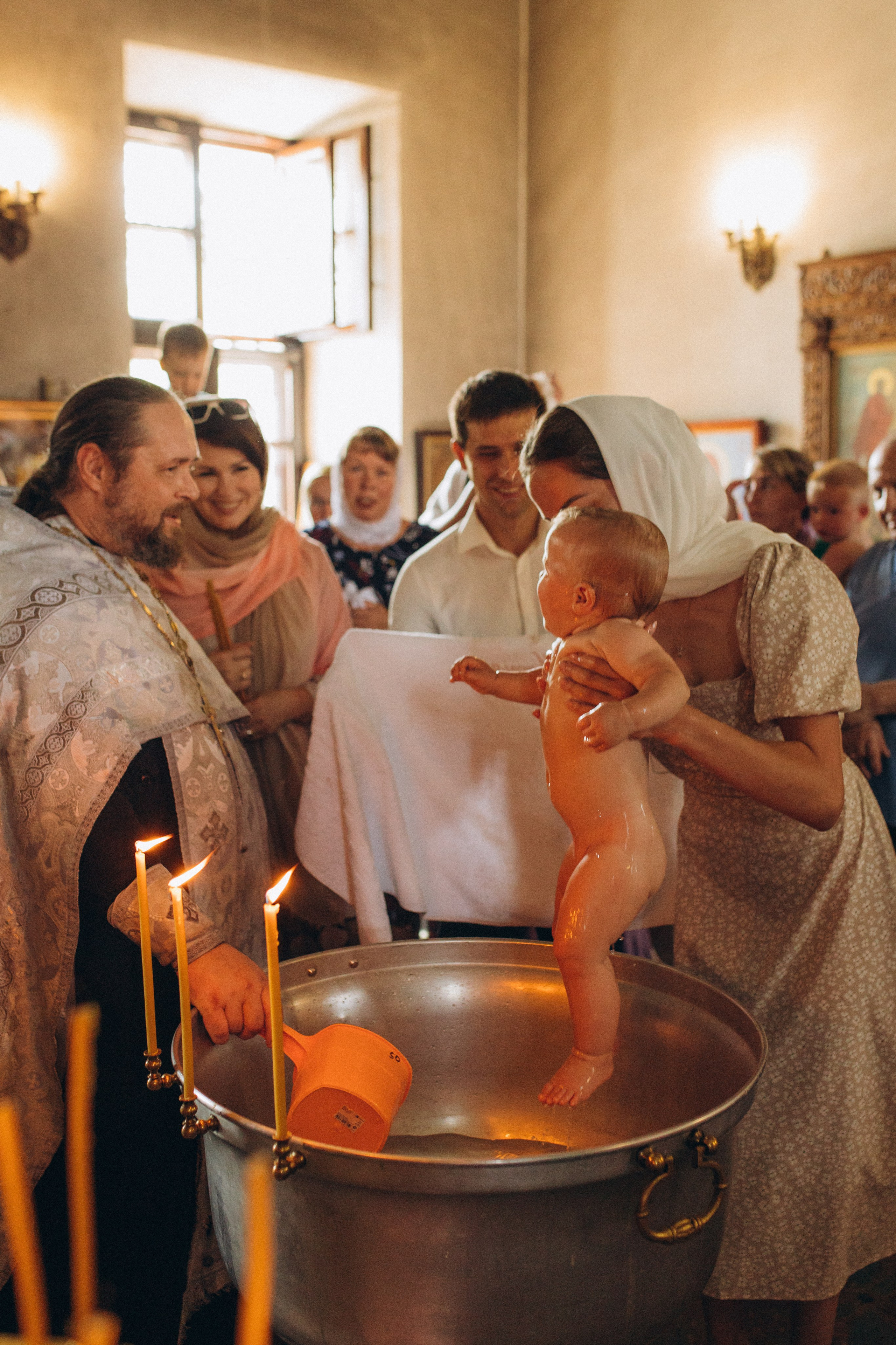 Крещение Марии. Семейный фотограф в Обнинске