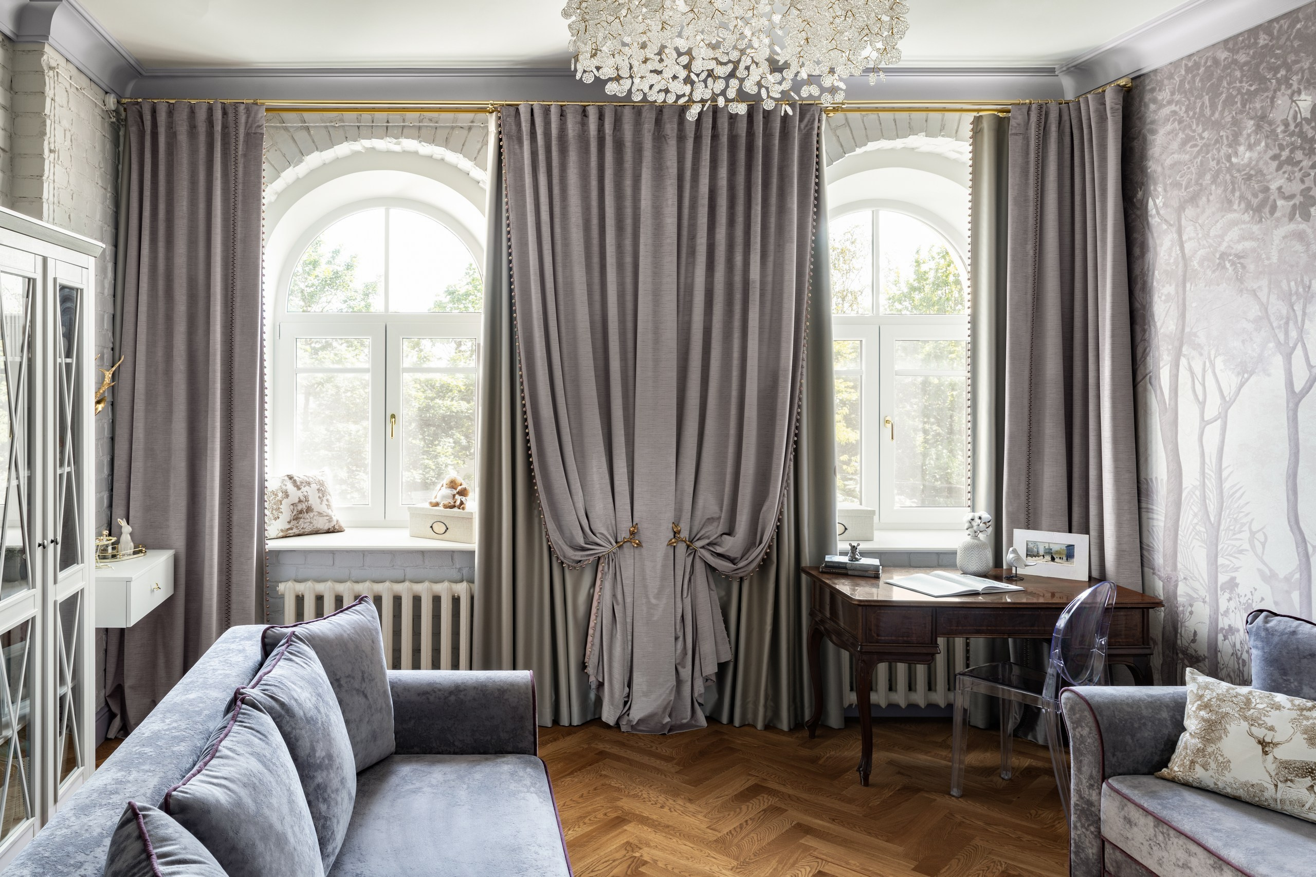 Детские шторы заказать в СПБ. Шторы на заказ в СПб. Выезд дизайнера, карнизы, жалюзи и рулонные шторы