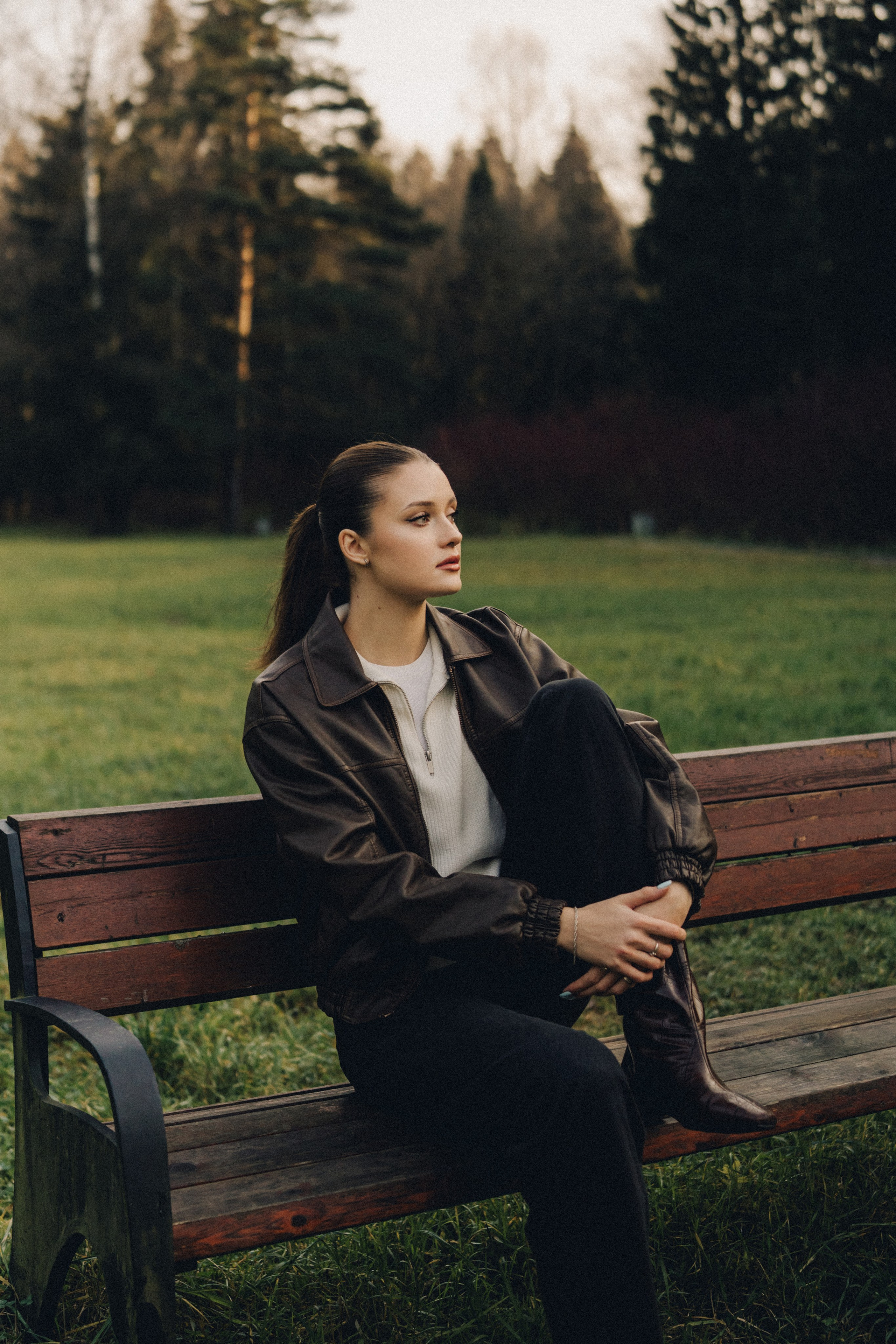 Анастасия | осенняя фотосессия в лесу. Портретный фотограф Москва