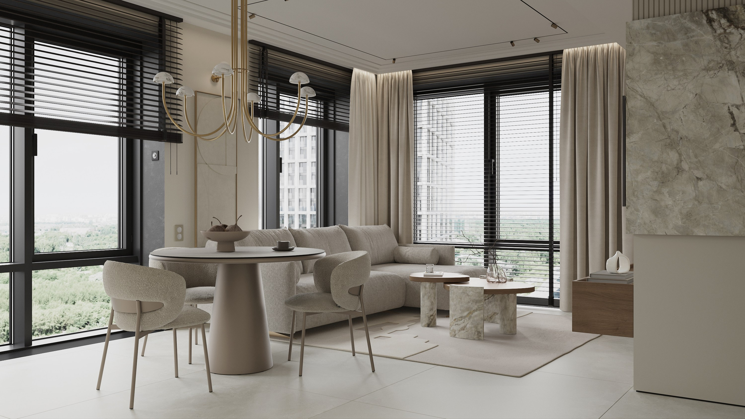 ЖК Very. Дизайн Мария Попова. 3D визуализатор интерьеров Ксения Жарко