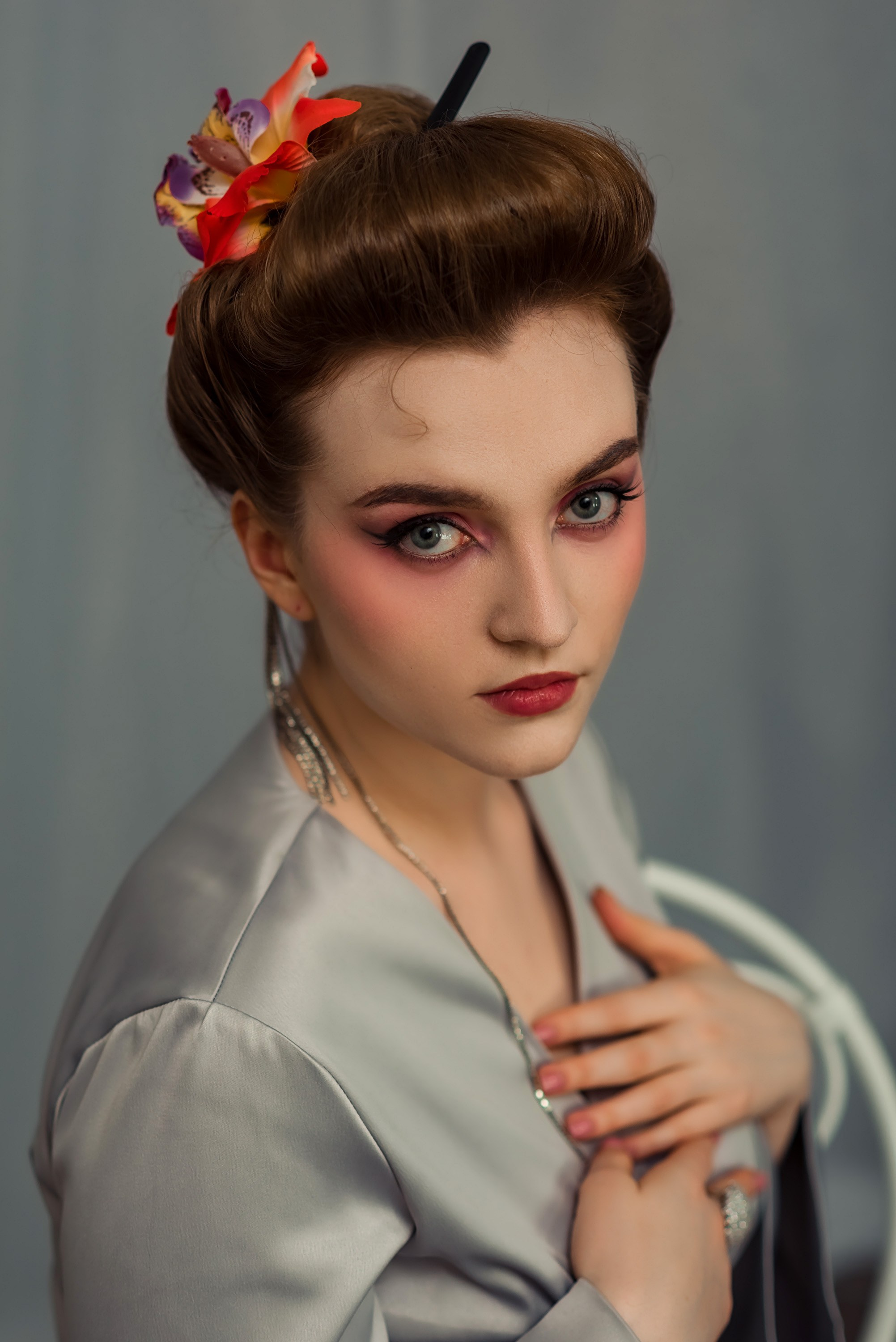 Съемка в стиле Гейша. Фотограф Тула творческие фотосессии недорого Ольга Ромашина