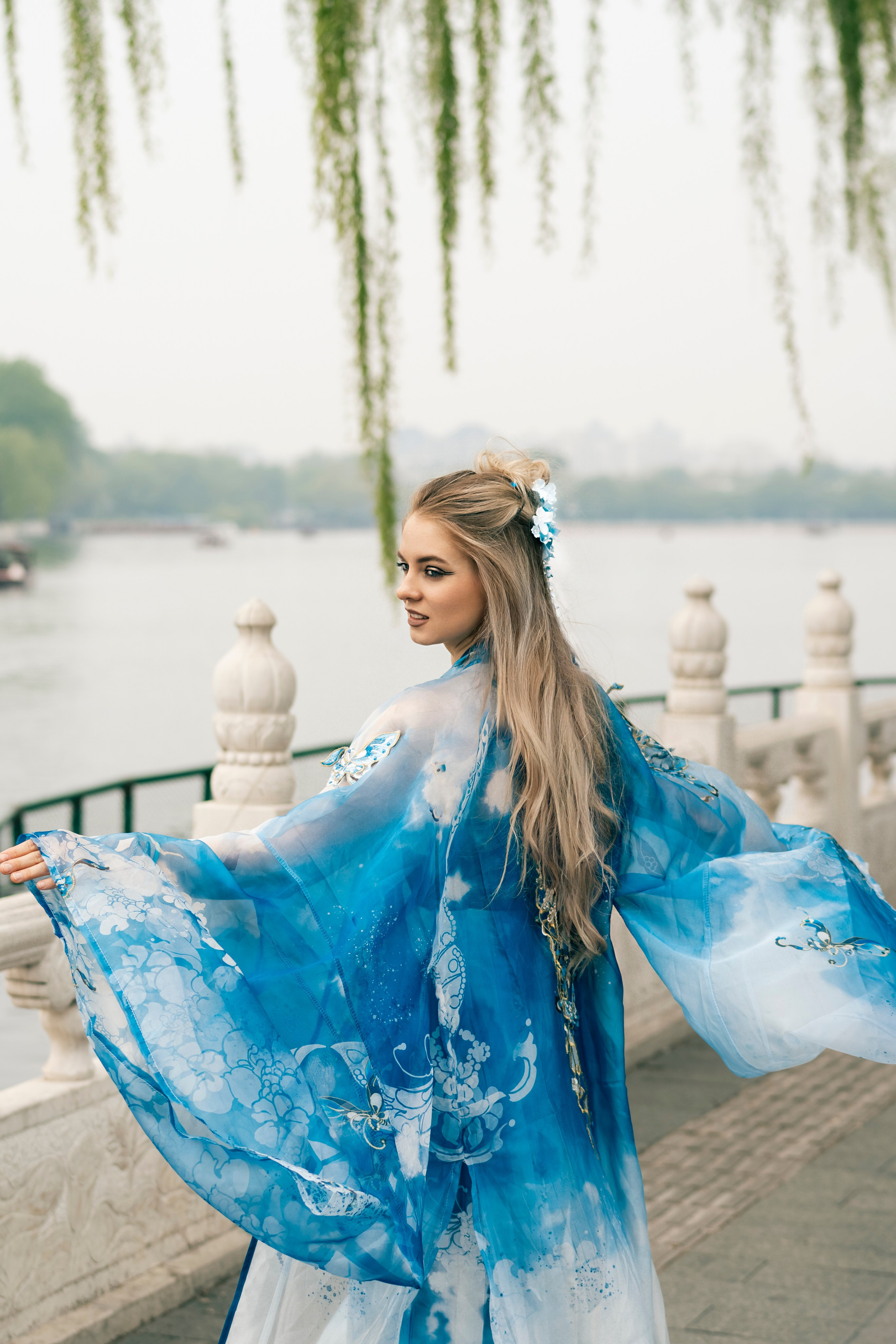 Photoshoot in Hanfu dresses