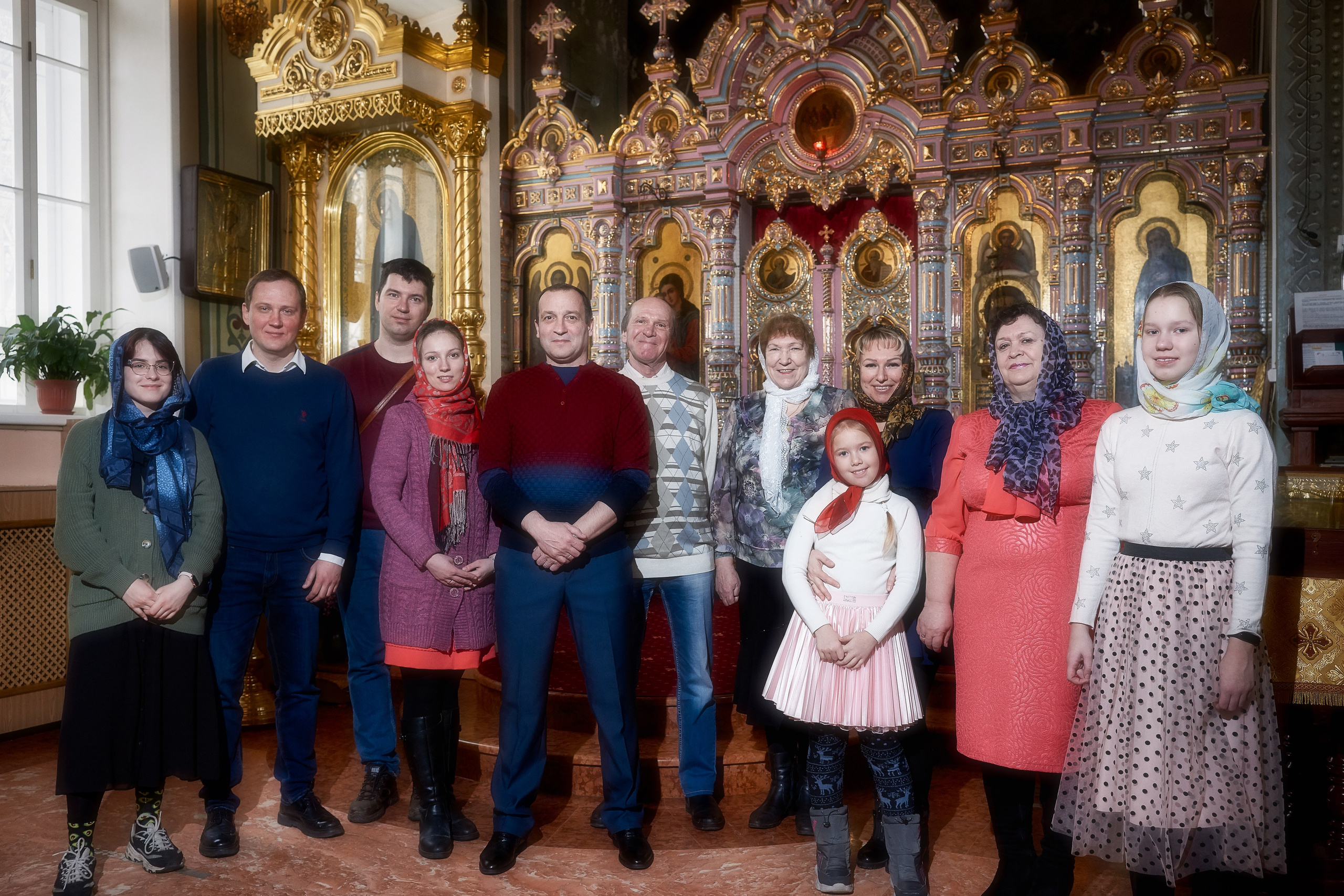 Крещение в церкви.Фотограф Владимир Артамонов