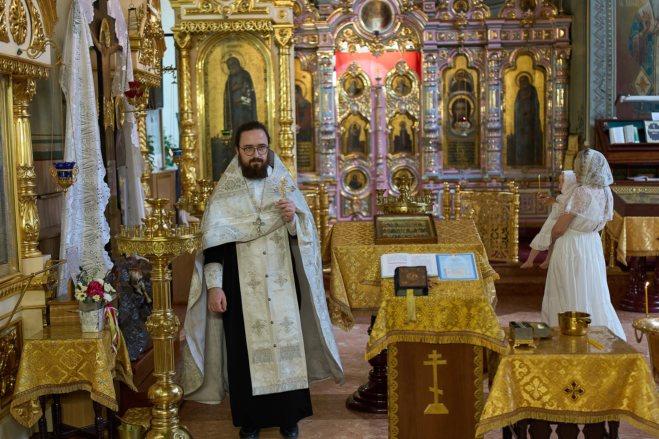 Крещение в церкви Преображения Господня