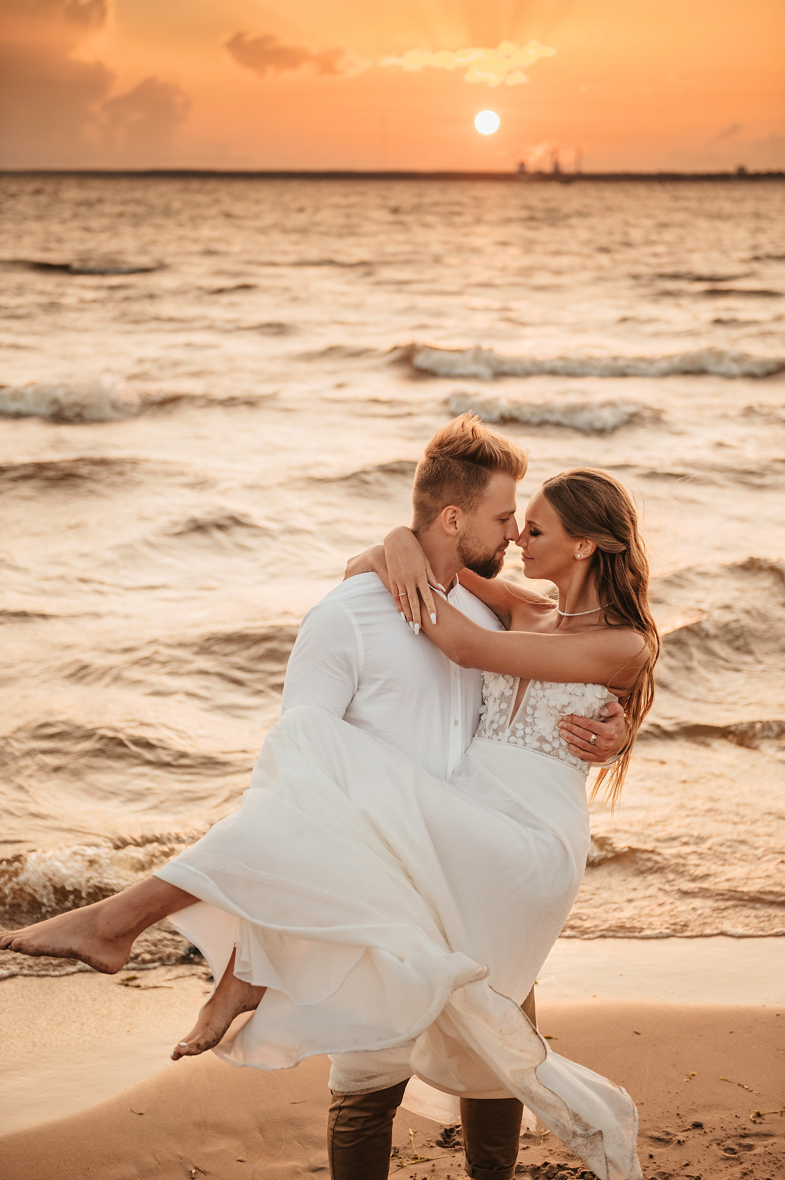 Свадебная съемка на финском заливе. Фотограф Москва и Видеограф Москва