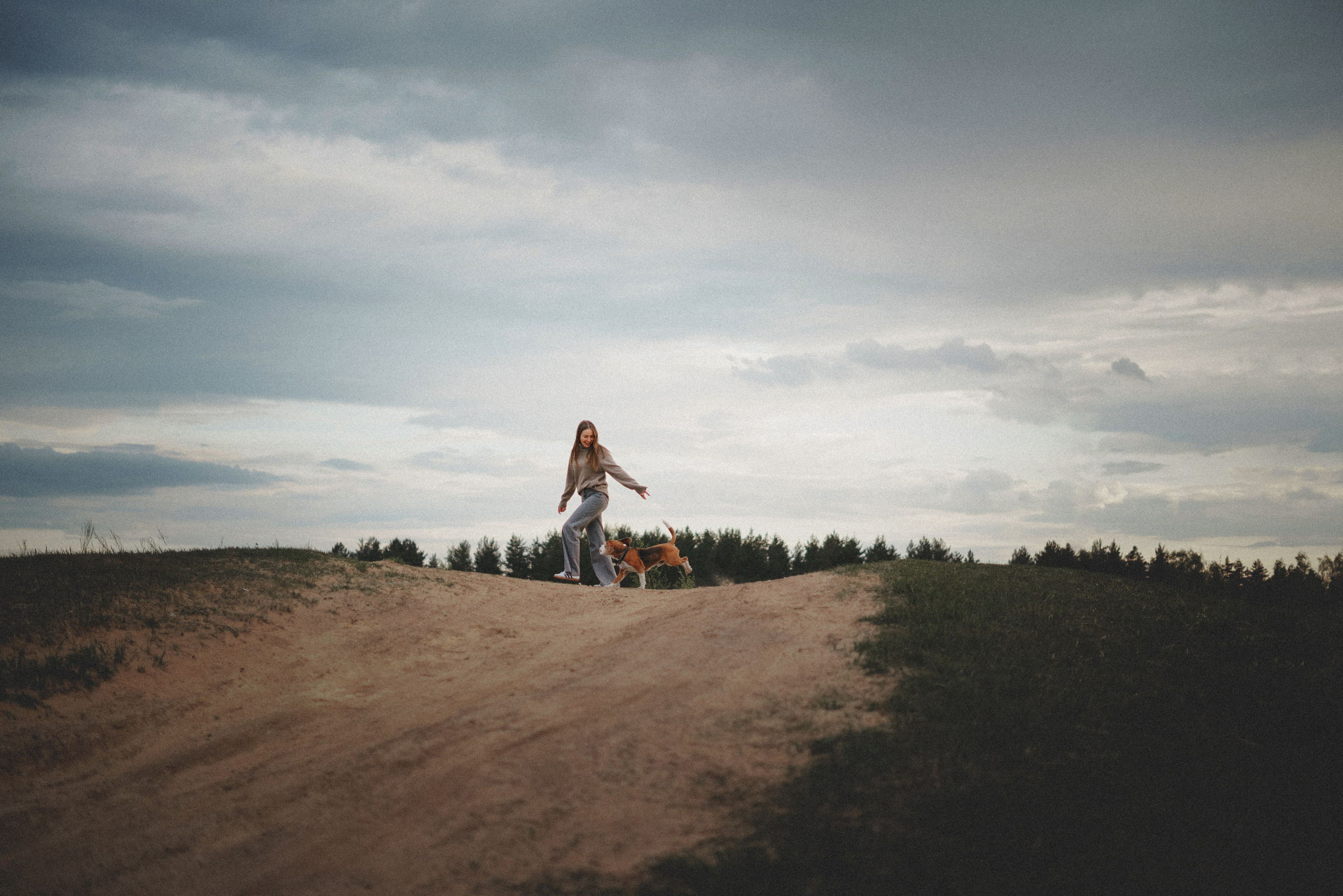 Юля и Зайфер. Фотограф анималист Осипчикова Мария