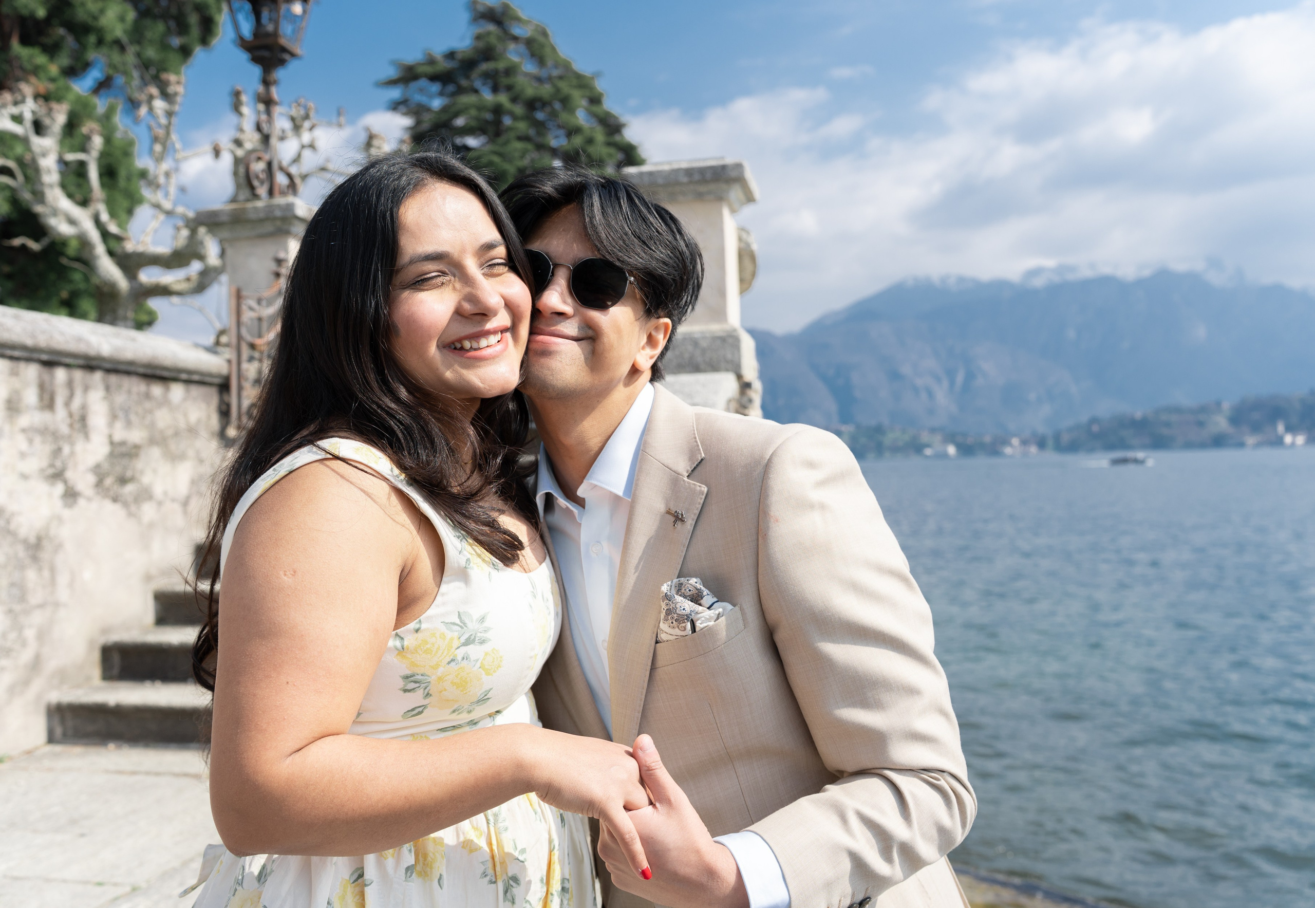 Addy & Fiance. Maria Anistratova | Destination Photographer, Videographer & Drone Pilot — Lake Como