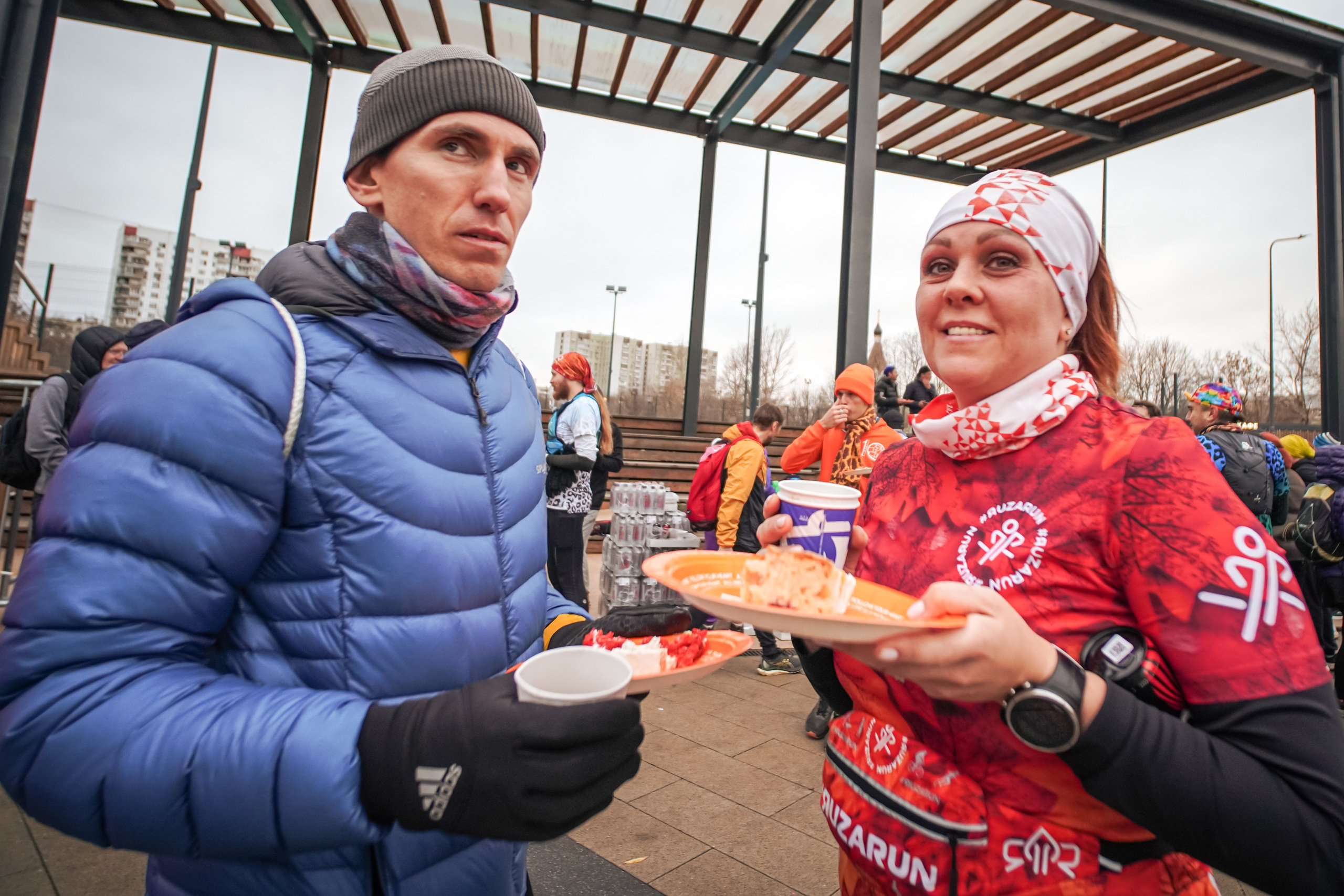 #марафонудома #яuzarun 2024 2-я петля, группа 6:30. Роман Капилюшов. Бег. Фото. Видео. г. Люберцы