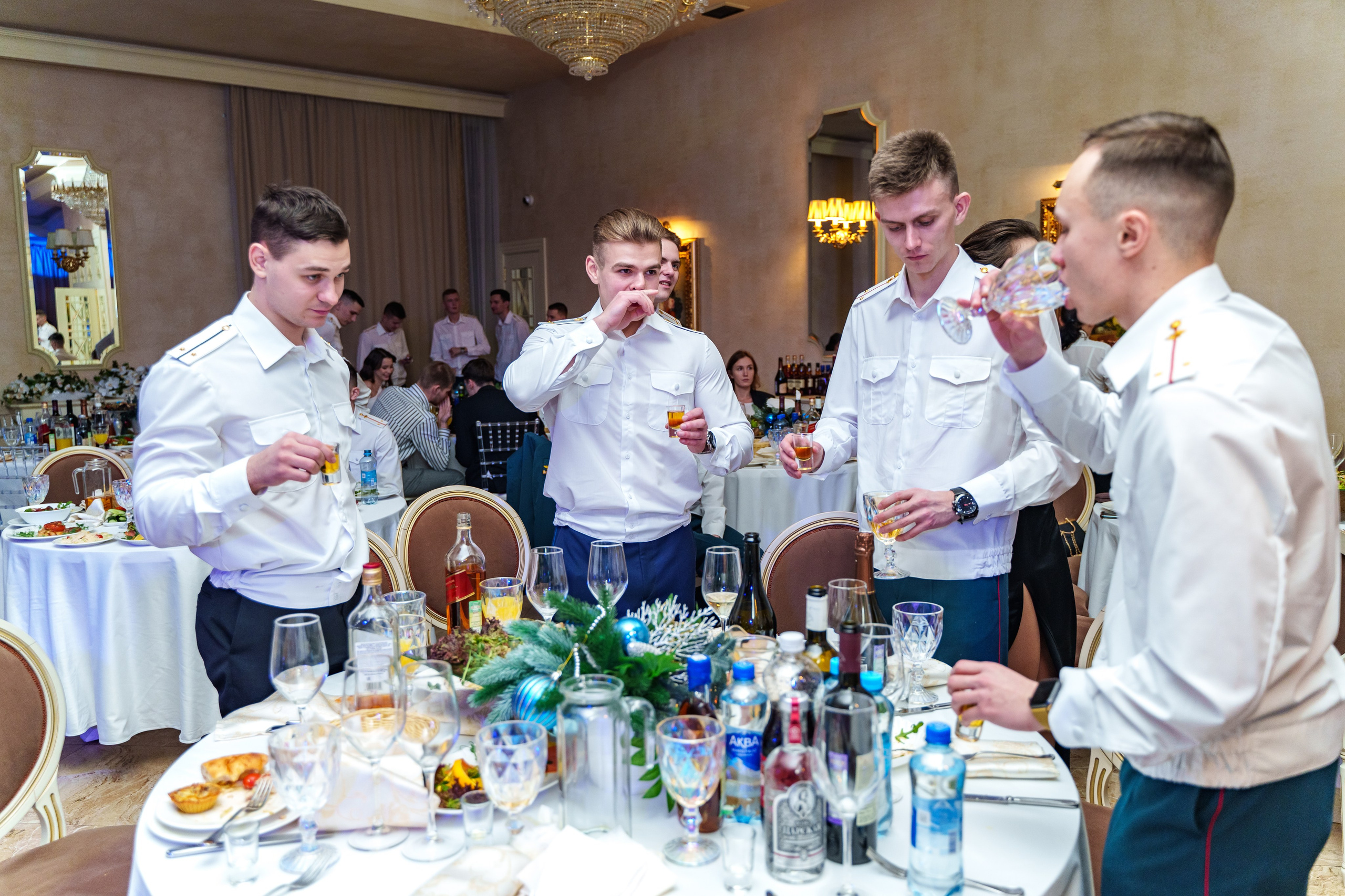 Фотосъемка выпуска военной академии и вручение дипломов