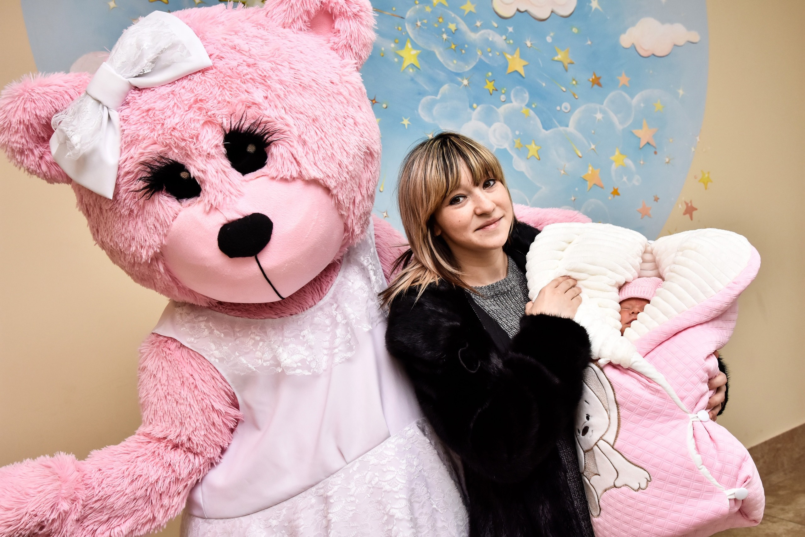 Фотосессия выписки из роддома в Самаре