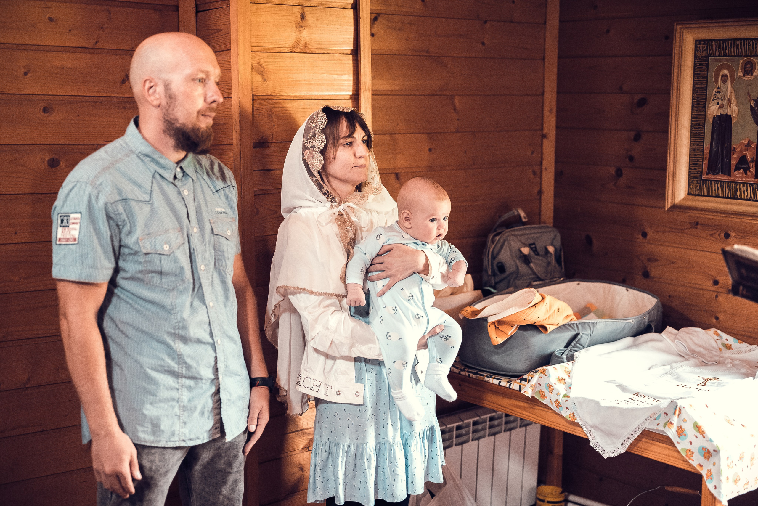 Крещение Павла. Семейный и детский фотограф Москва