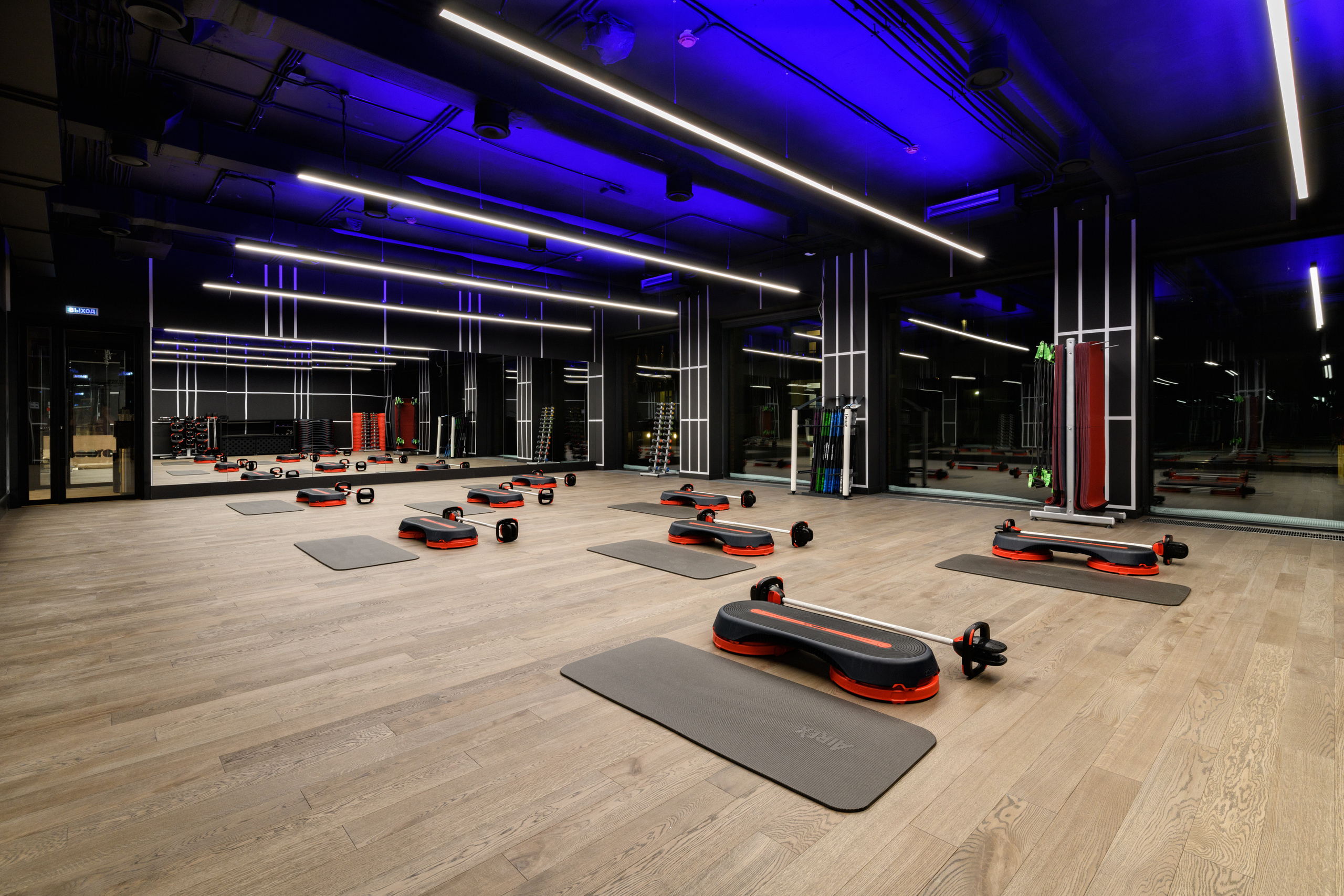 Фитнес клуб. Интерьерный фотограф Мария Дмитриева. Санкт-Петербург