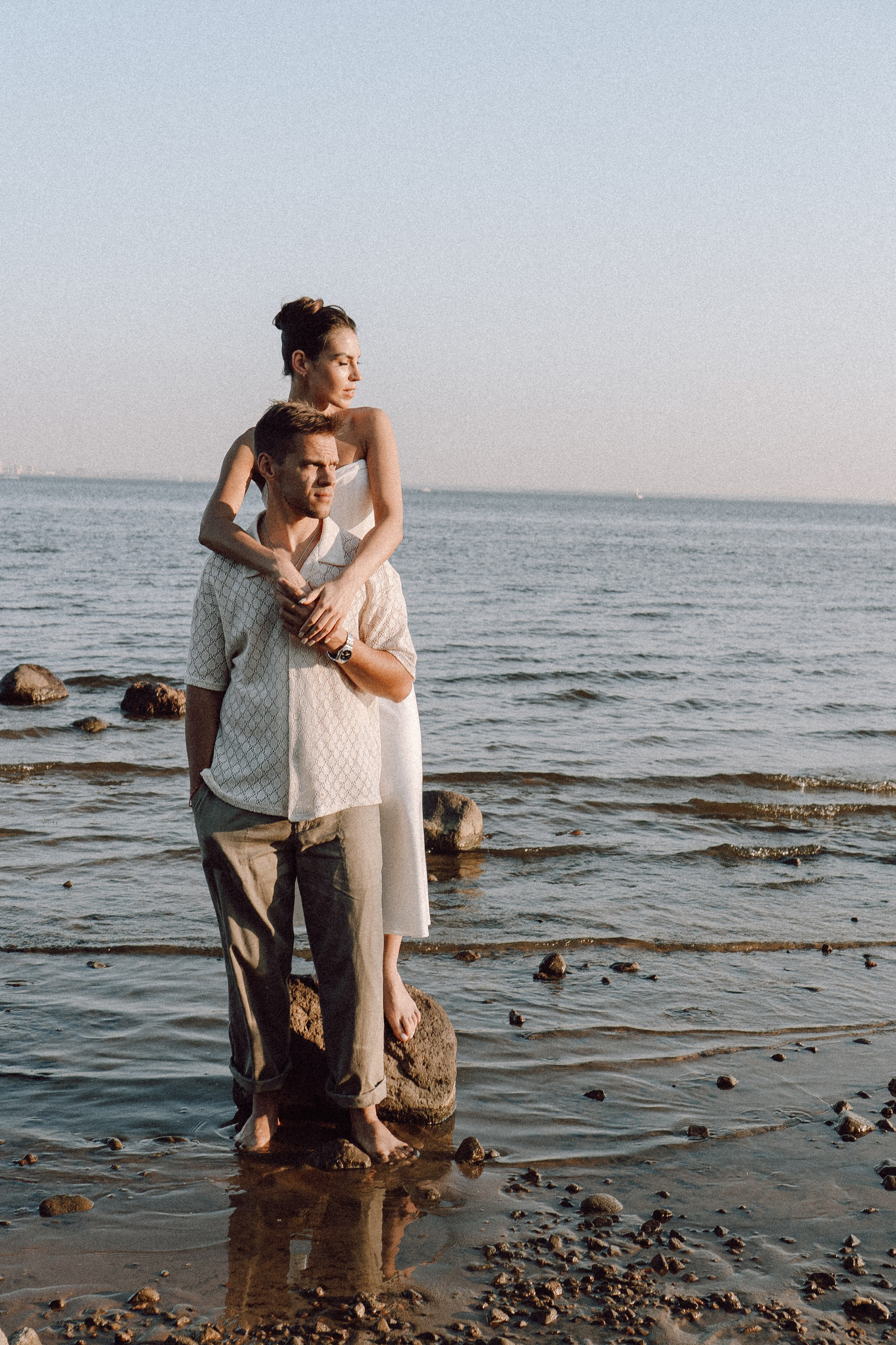 СВАДЕБНАЯ ФОТОСЕССИЯ ВЫЕЗДНОЙ ЦЕРЕМОНИИ (ФИНСКИЙ ЗАЛИВ). Профессиональный фотограф, Санкт-Петербург — Виктория Богомолова