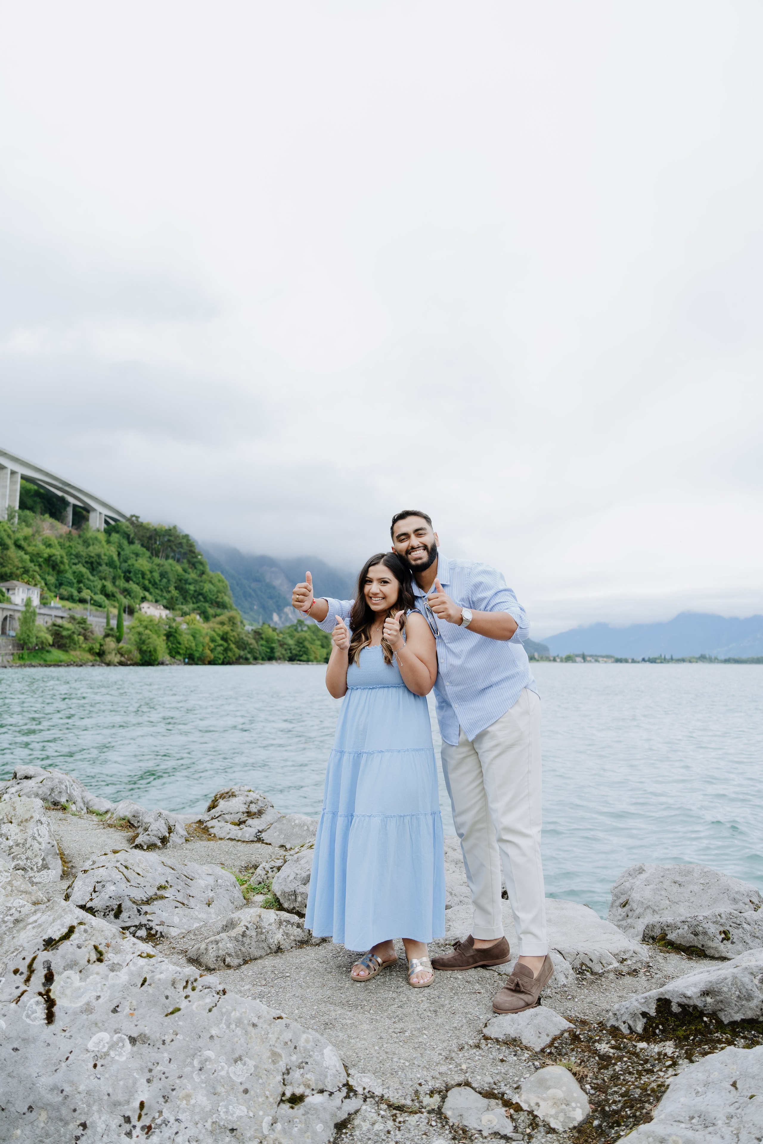 Krishna & Ravi | Proposal Montreux. Professional Wedding Photographer Geneva & Romande Switzerland | Tanya Creator