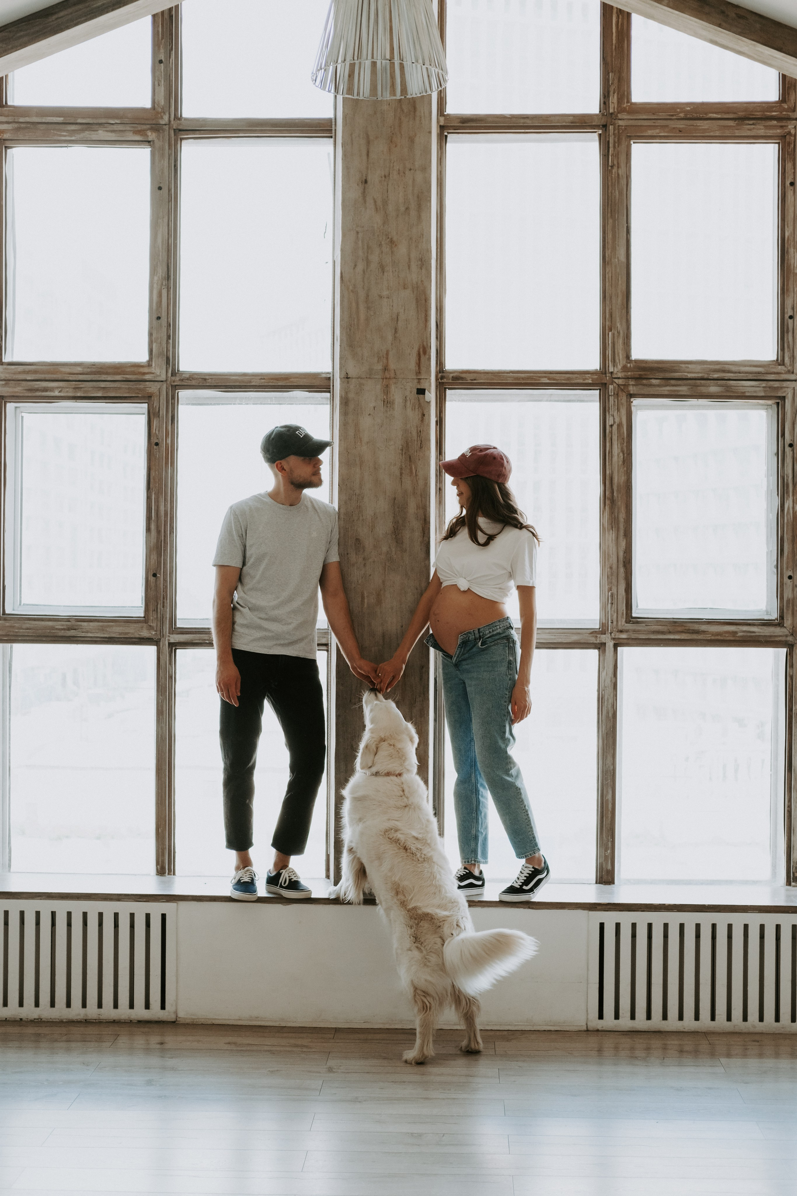 Фотосессия беременности с собакой. Семейный фотограф в Москве Кристина Маркос