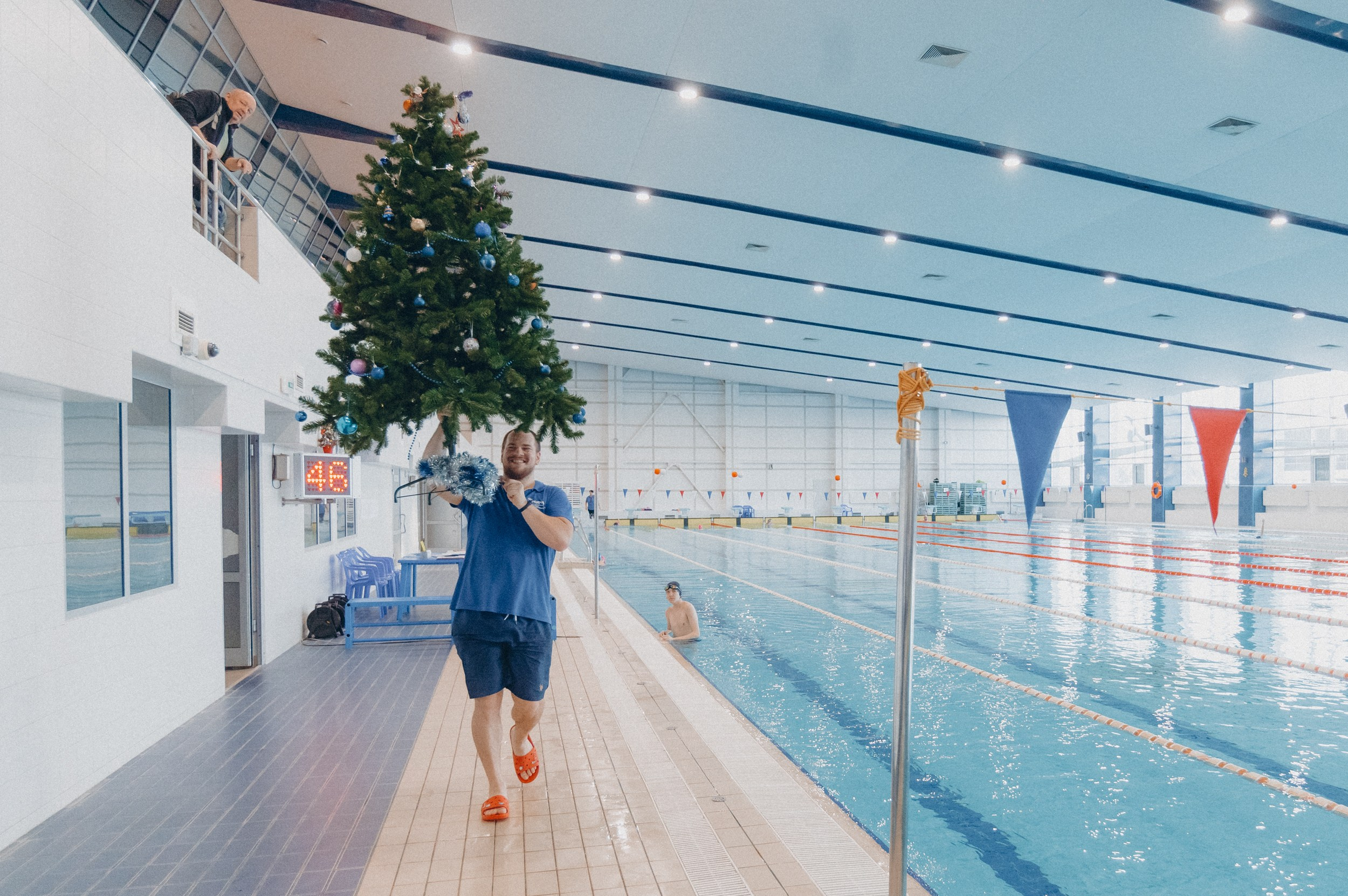 «Новогодние заплывы» в СОЦ «Зодчий». Фотограф Дмитрий Пименов