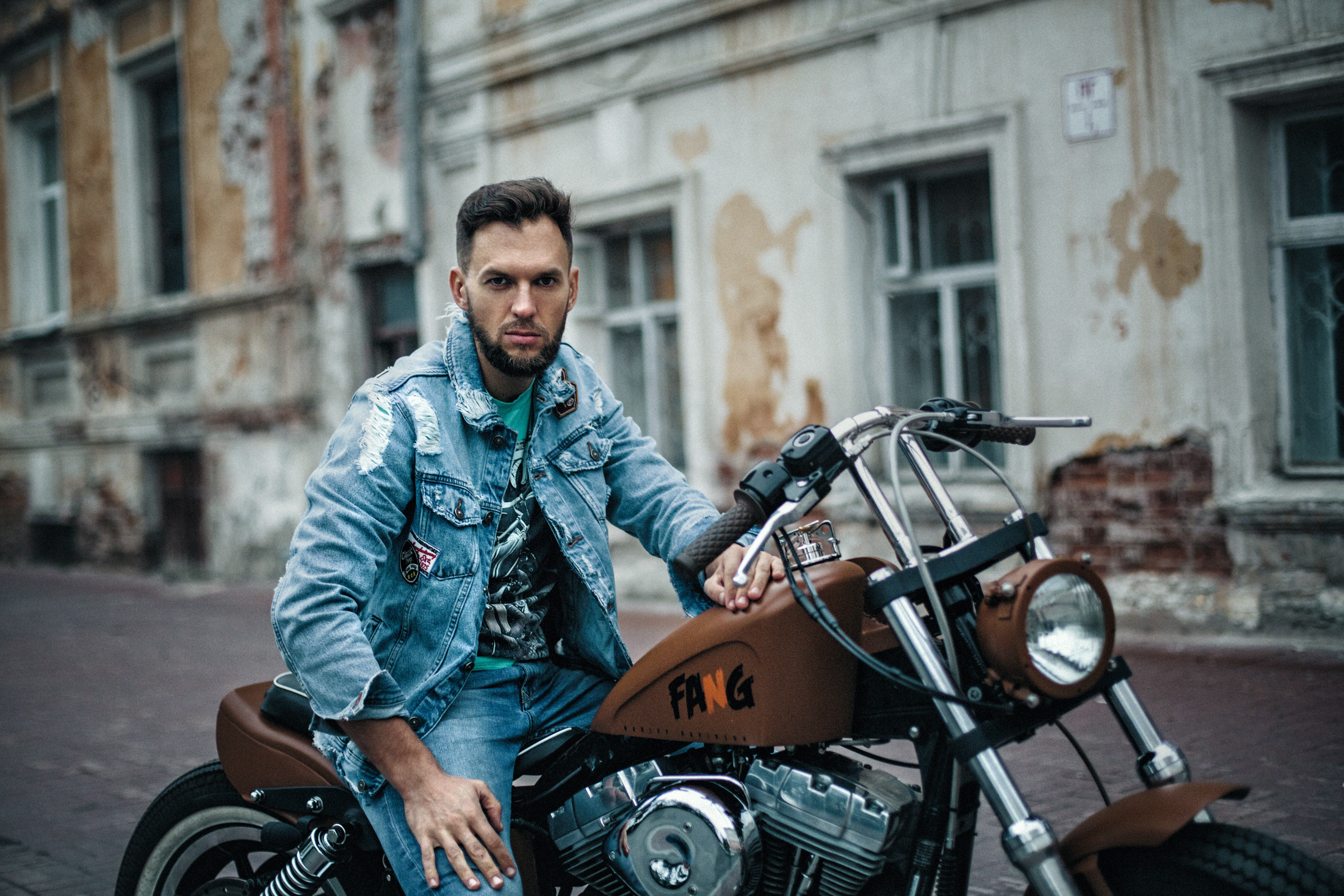 Мужская фотосессия с мотоциклом, фотограф Ксения Шекк. Свадебный и семейный фотограф Ксения Шекк Екатеринбург