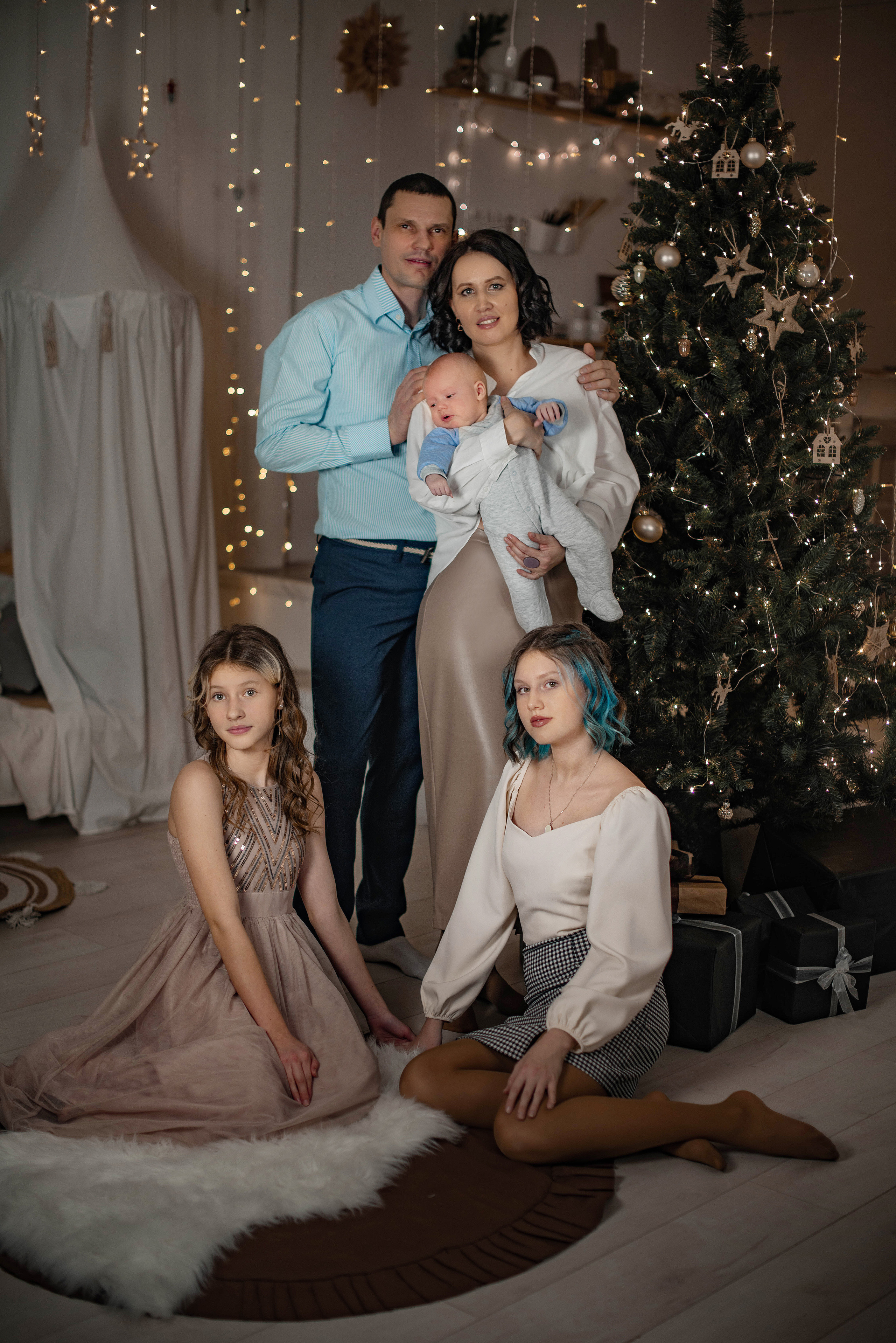 Ольга с семьёй. Семейный и свадебный фотограф в Абакане Юлия Су