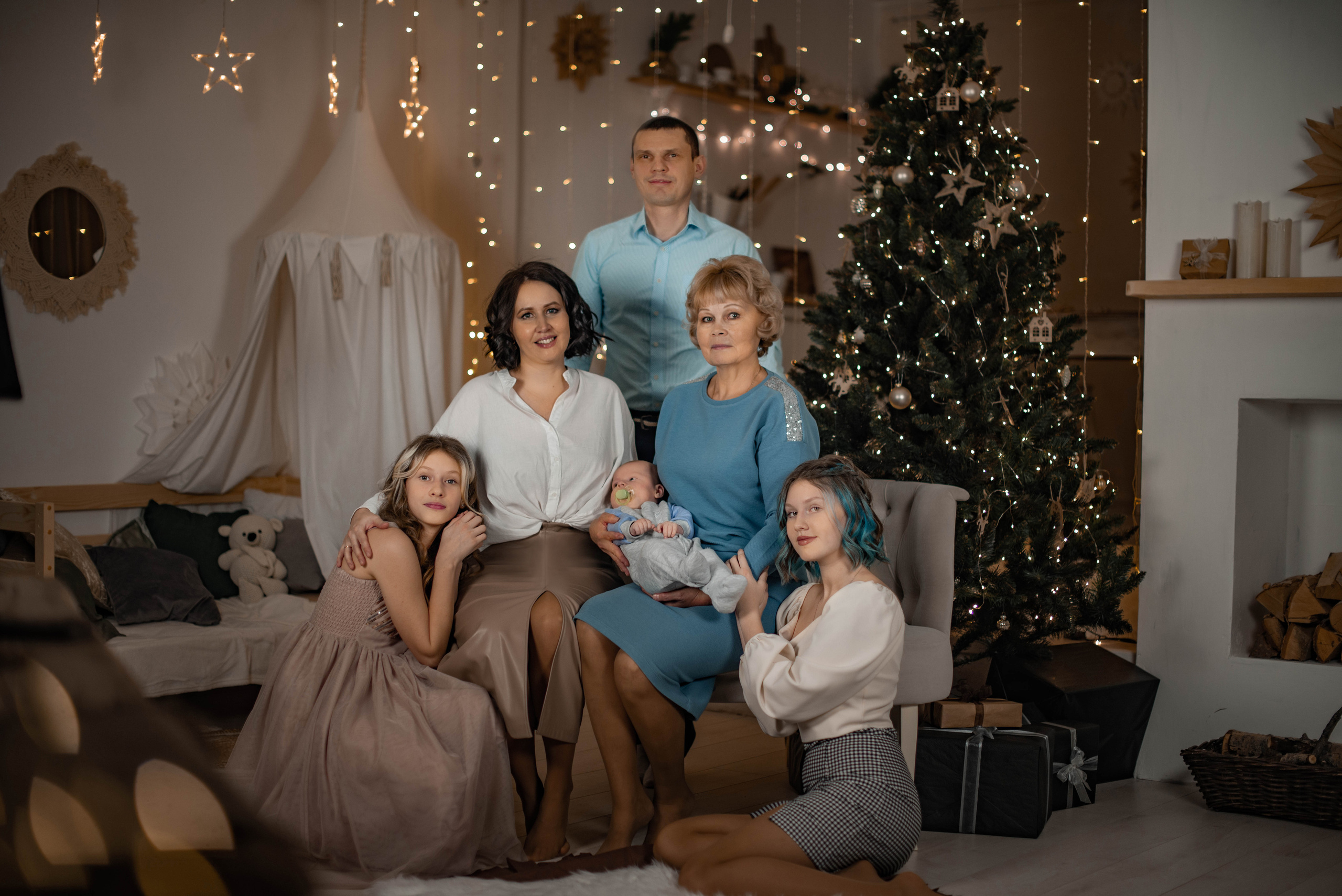 Ольга с семьёй. Семейный и свадебный фотограф в Абакане Юлия Су