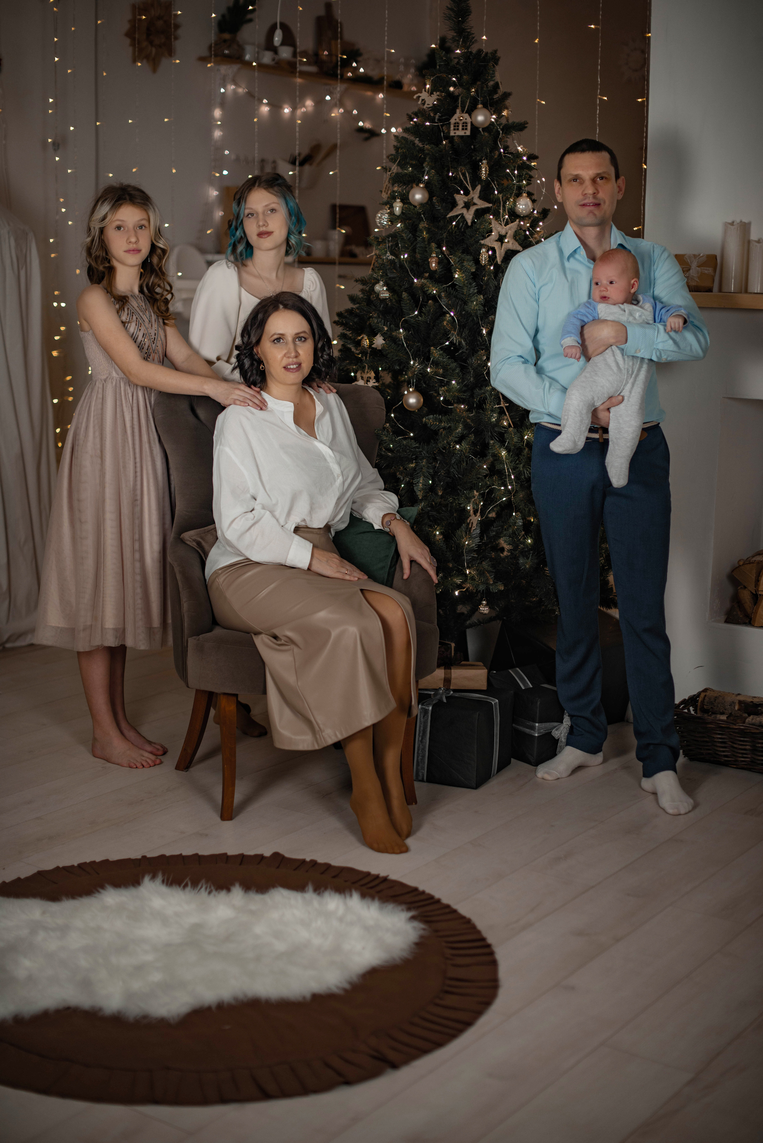 Ольга с семьёй. Семейный и свадебный фотограф в Абакане Юлия Су