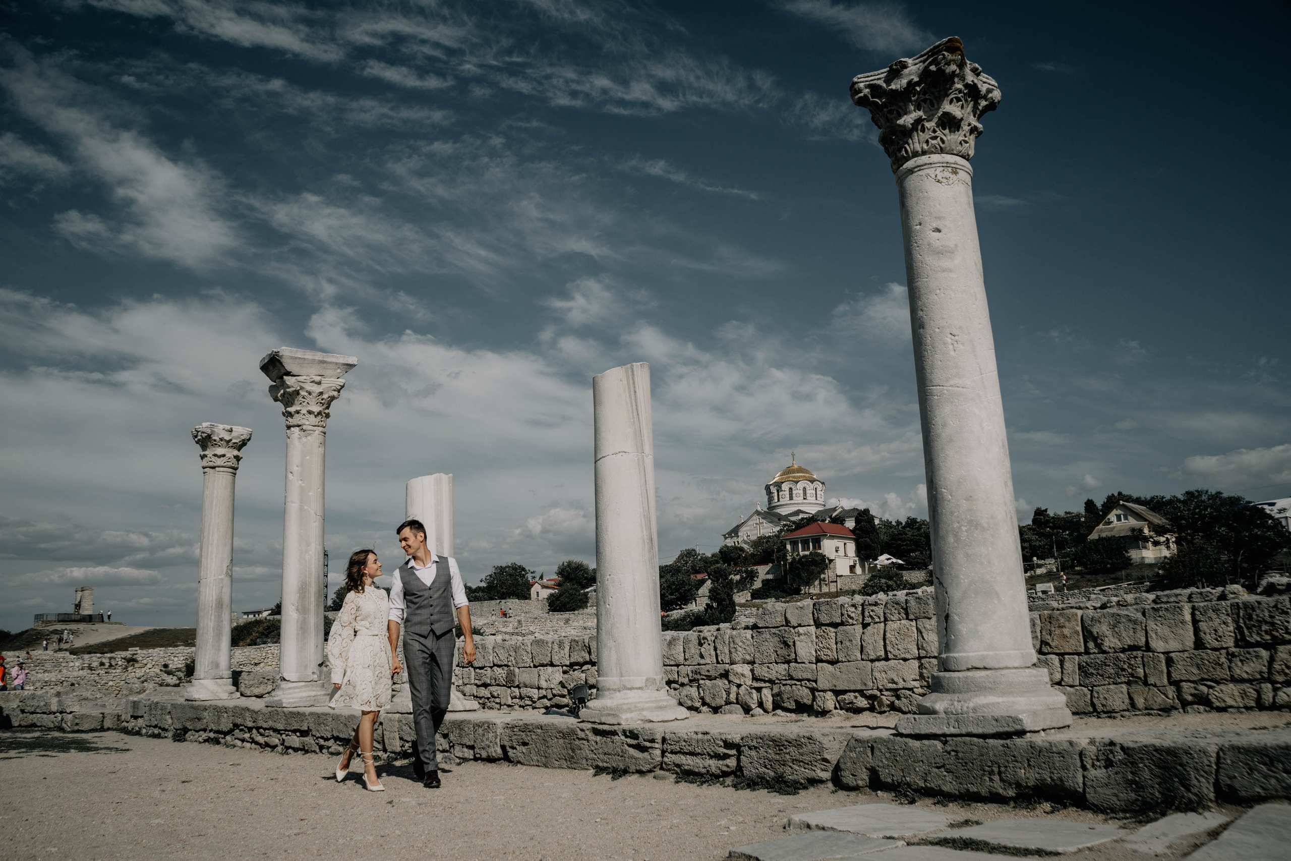 Екатерина & Иван. Свадебная фотосессия в Херсонесе. Свадебный и контент фотограф в Севастополе и Крыму Марина Данилова